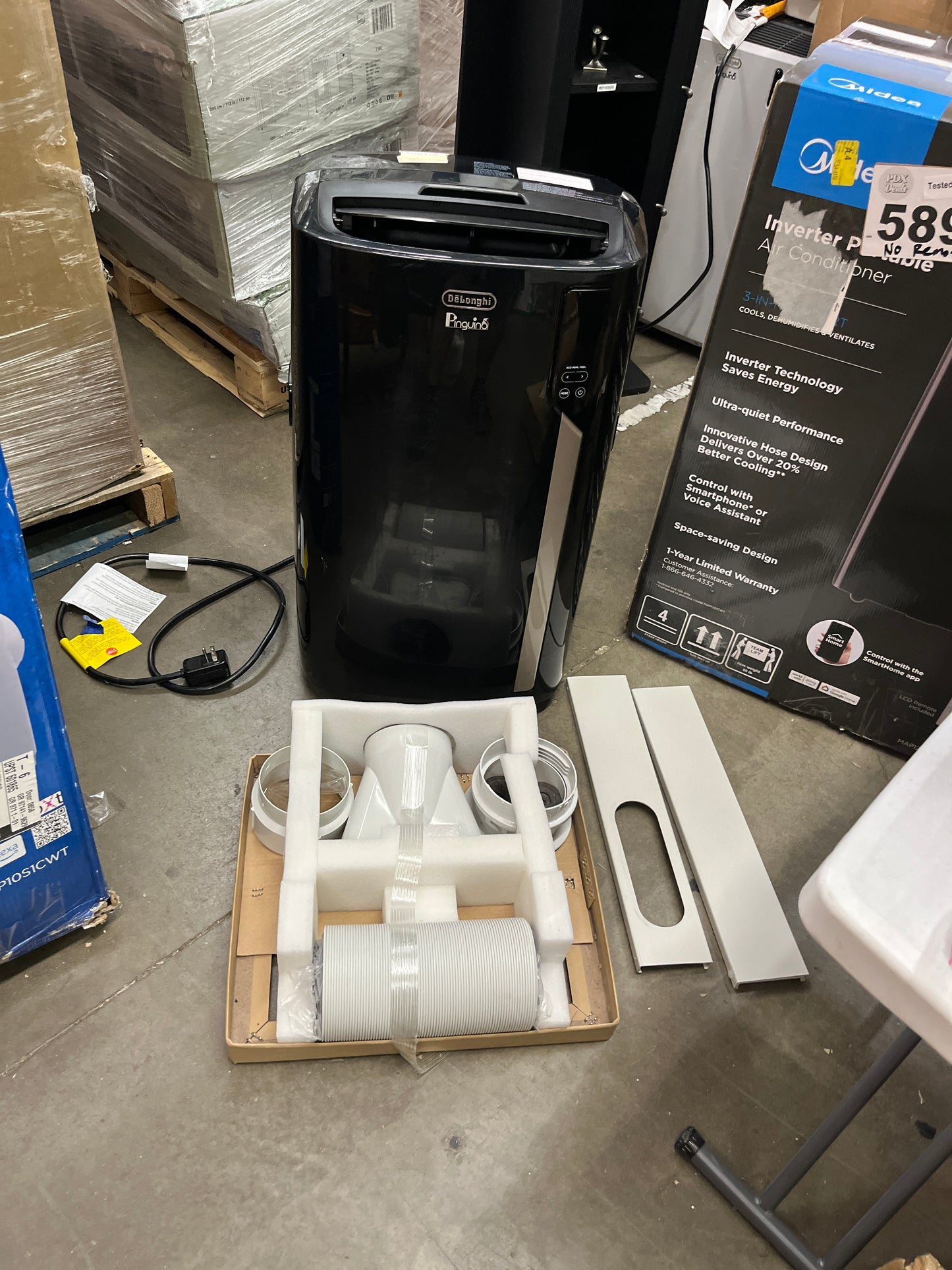 Like NEW - De'Longhi Pinguino Plus Arctic Whisper Portable Air Conditioner with Heat and ECO Real Feel - Retail $579