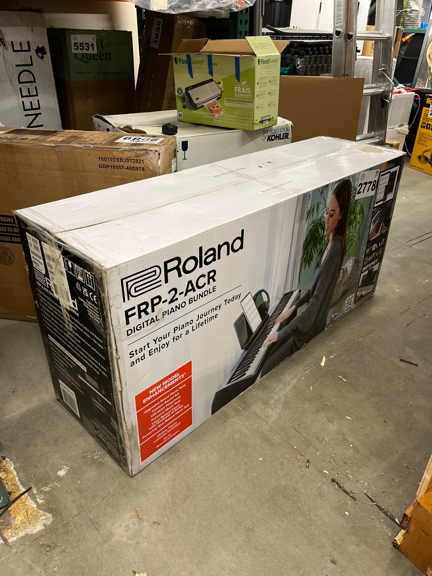 NEW in Box - Costco - Roland FRP-2-ACR Digital Piano Bundle - Retail $699