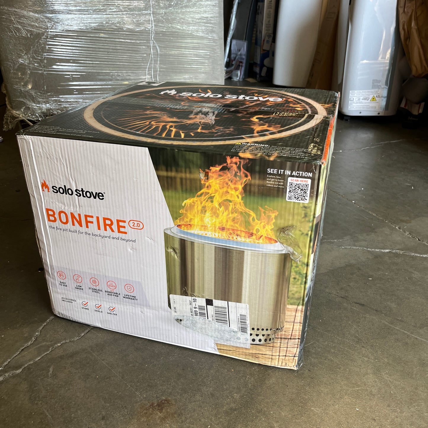 NEW w/ dent - Solo Stove Bonfire Bundle - Retail $399