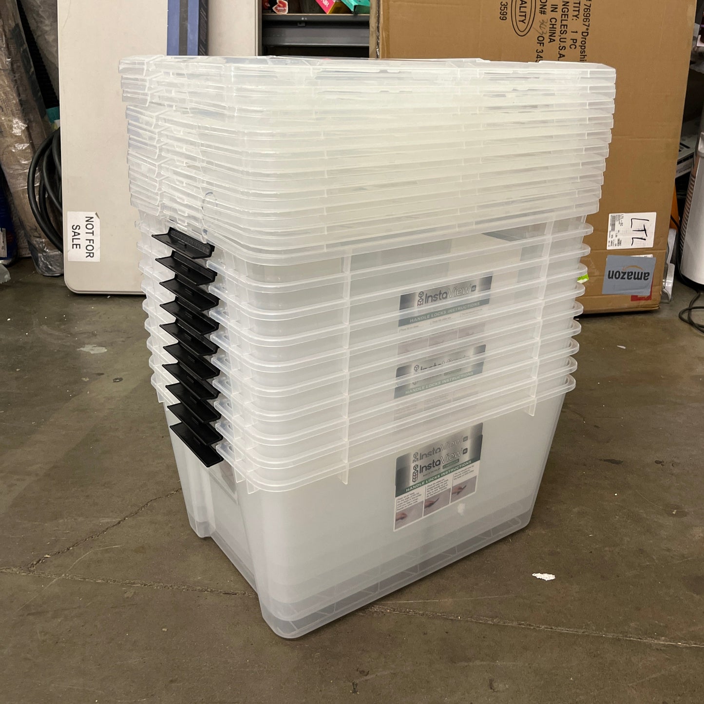 NEW - 10 - Greenmade InstaView 45 Multi-Use Storage Bins, 45 Quart