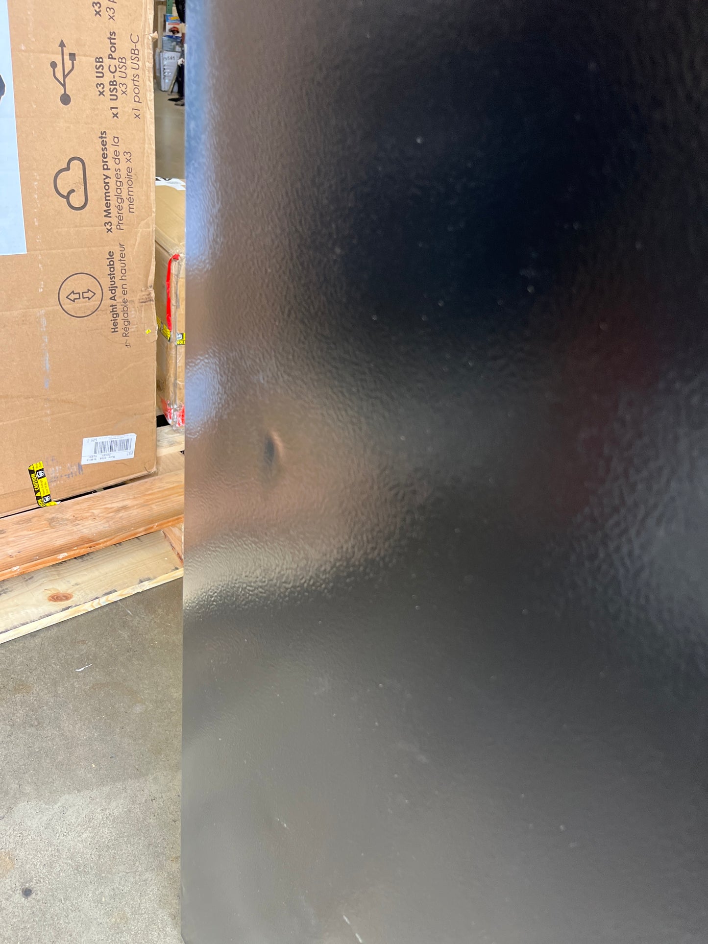 Midea Compact Refrigerator, 2-Door, 4.5 cu ft, Stainless Steel - Retail $149