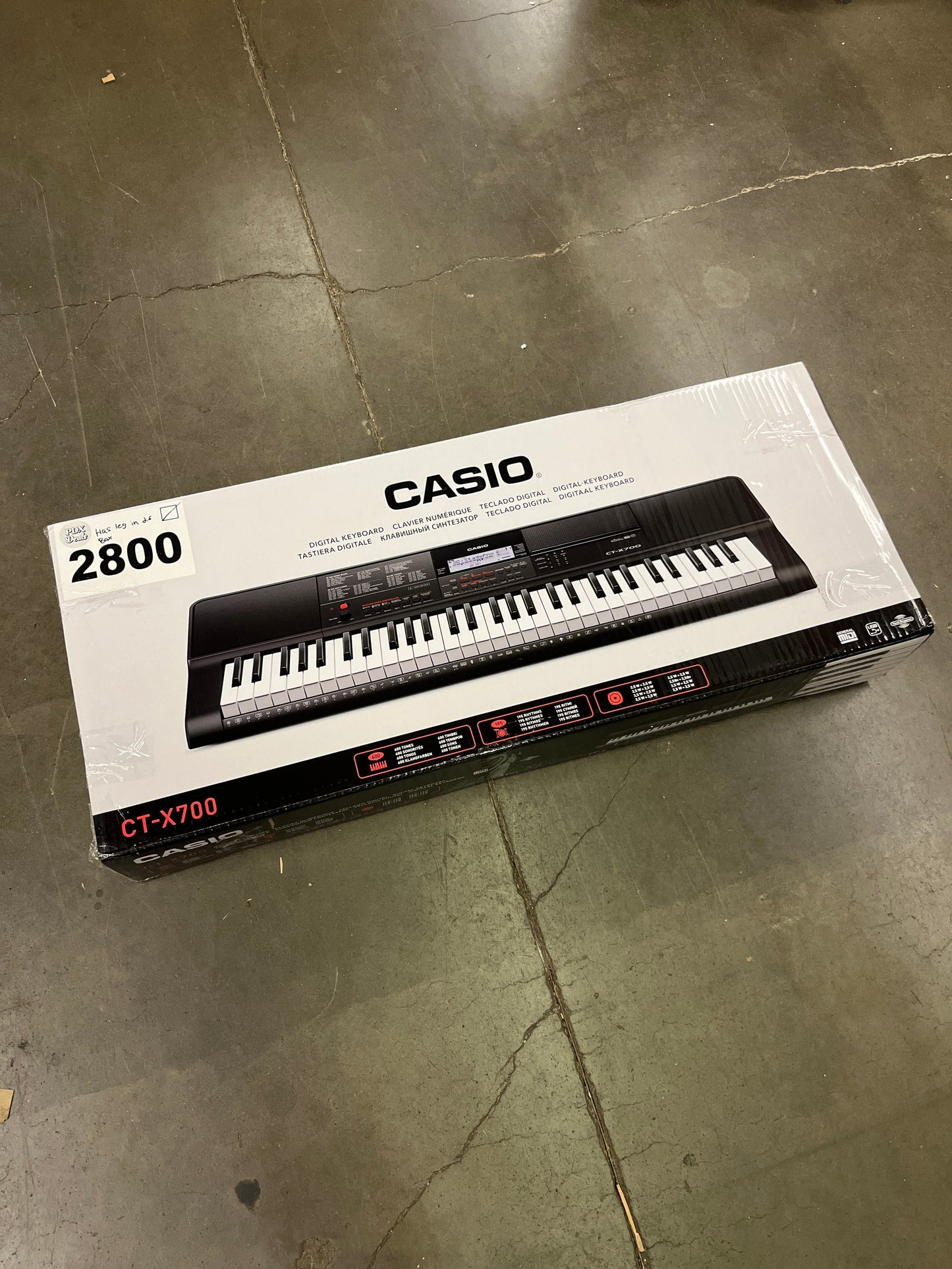 NEW - Casio CT-X700 Premium Portable Keyboard Bundle - Retail $209