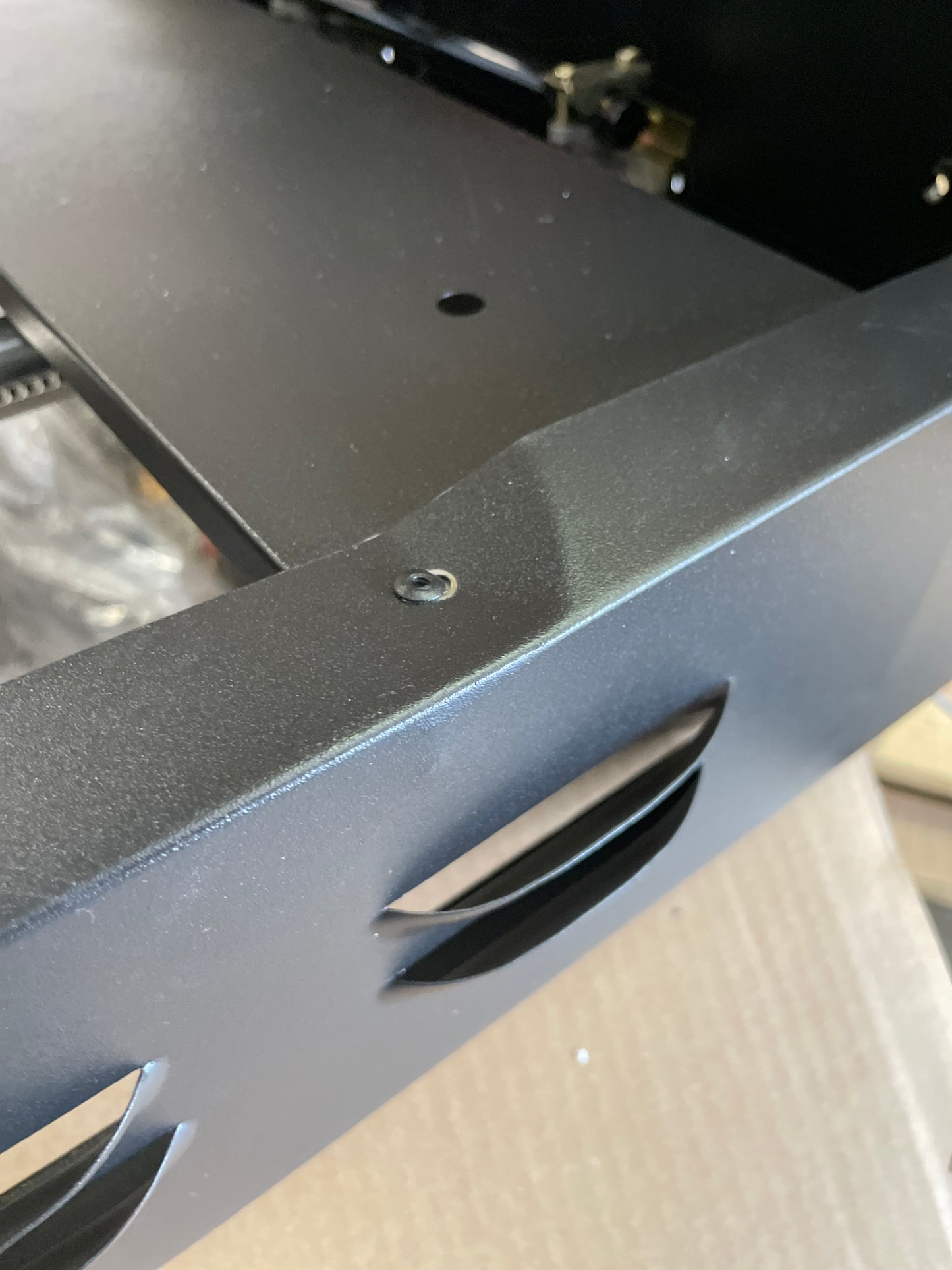 NEW w/ minor dmg - Blackstone 36in. Griddle with Hood & Front Shelf - Retail $469