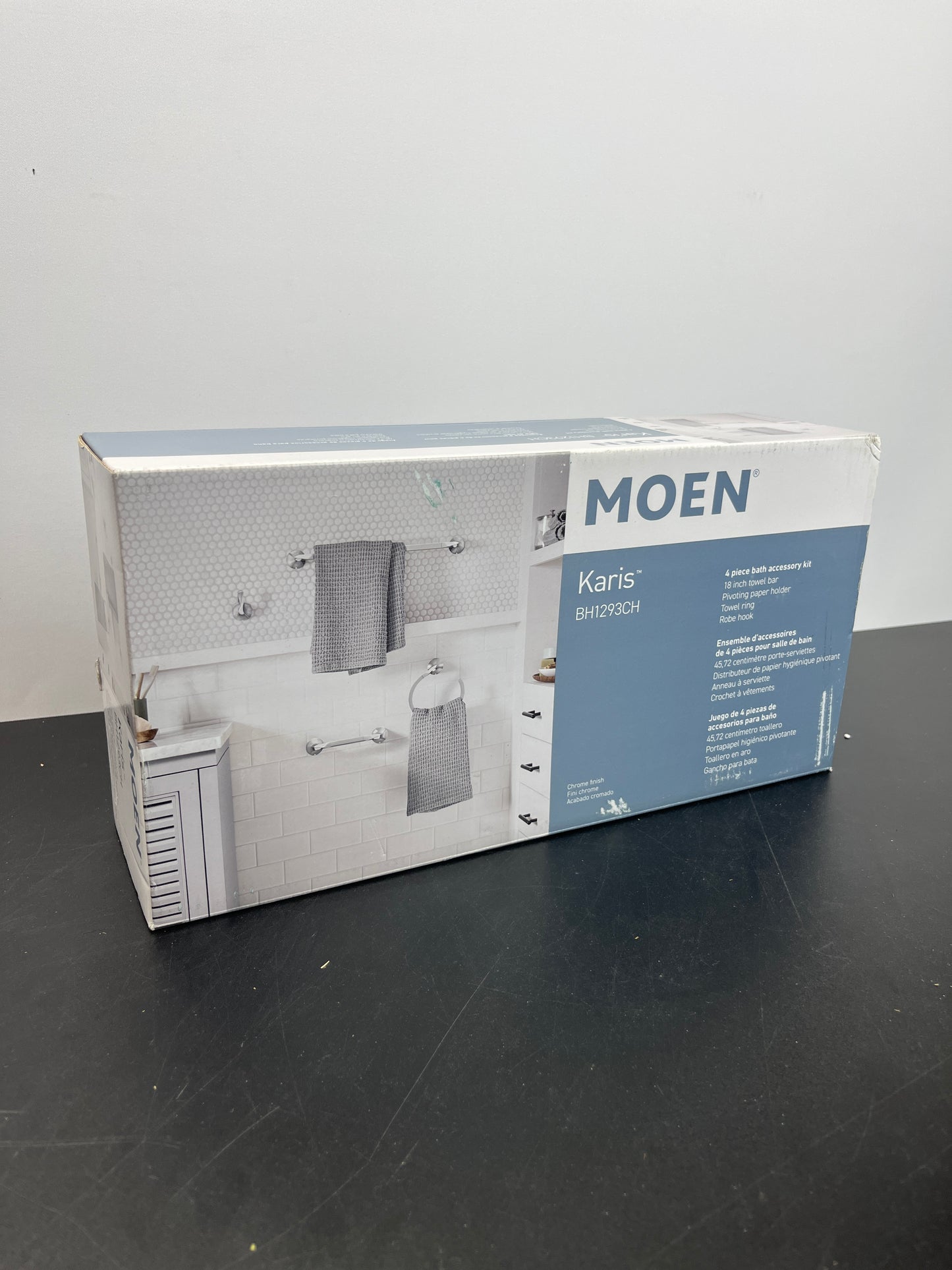 Moen Karis - Brushed Nickel 4-piece Bath Hardware Kit