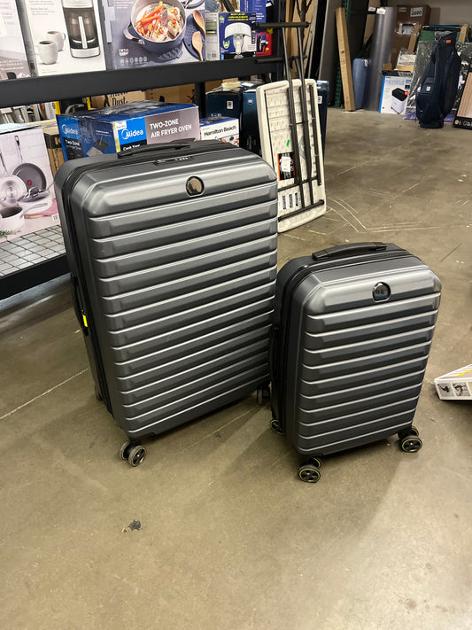 Delsey Helium Edge Gray 2-piece Hardside Set