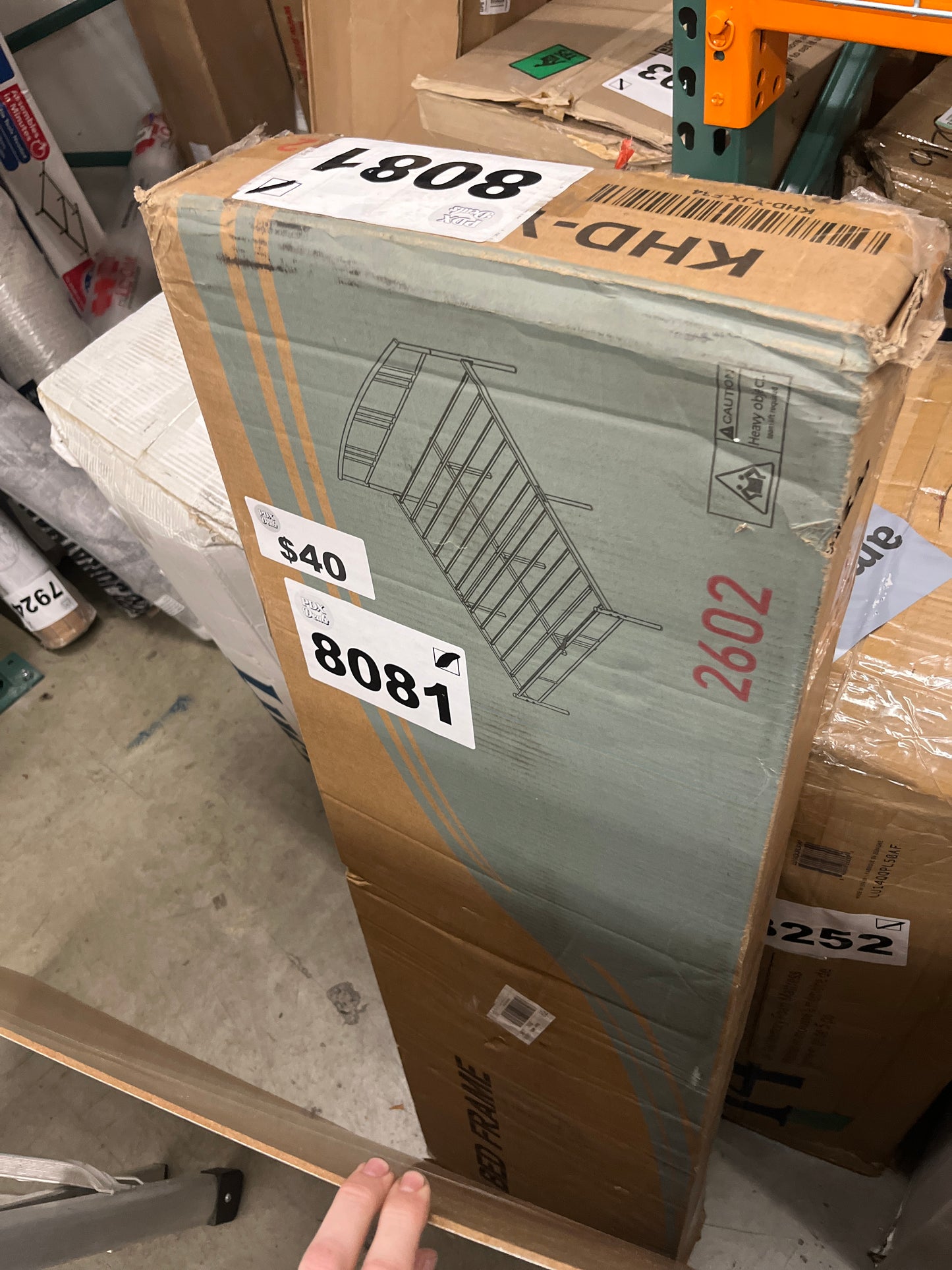 NEW - VECELO FULL 14 inch Full Size Bed Frame Metal Platform Mattress Foundation with headboard Footboard Steel Slat Support/No Box Spring Needed/Easy Assembly - Retail $69