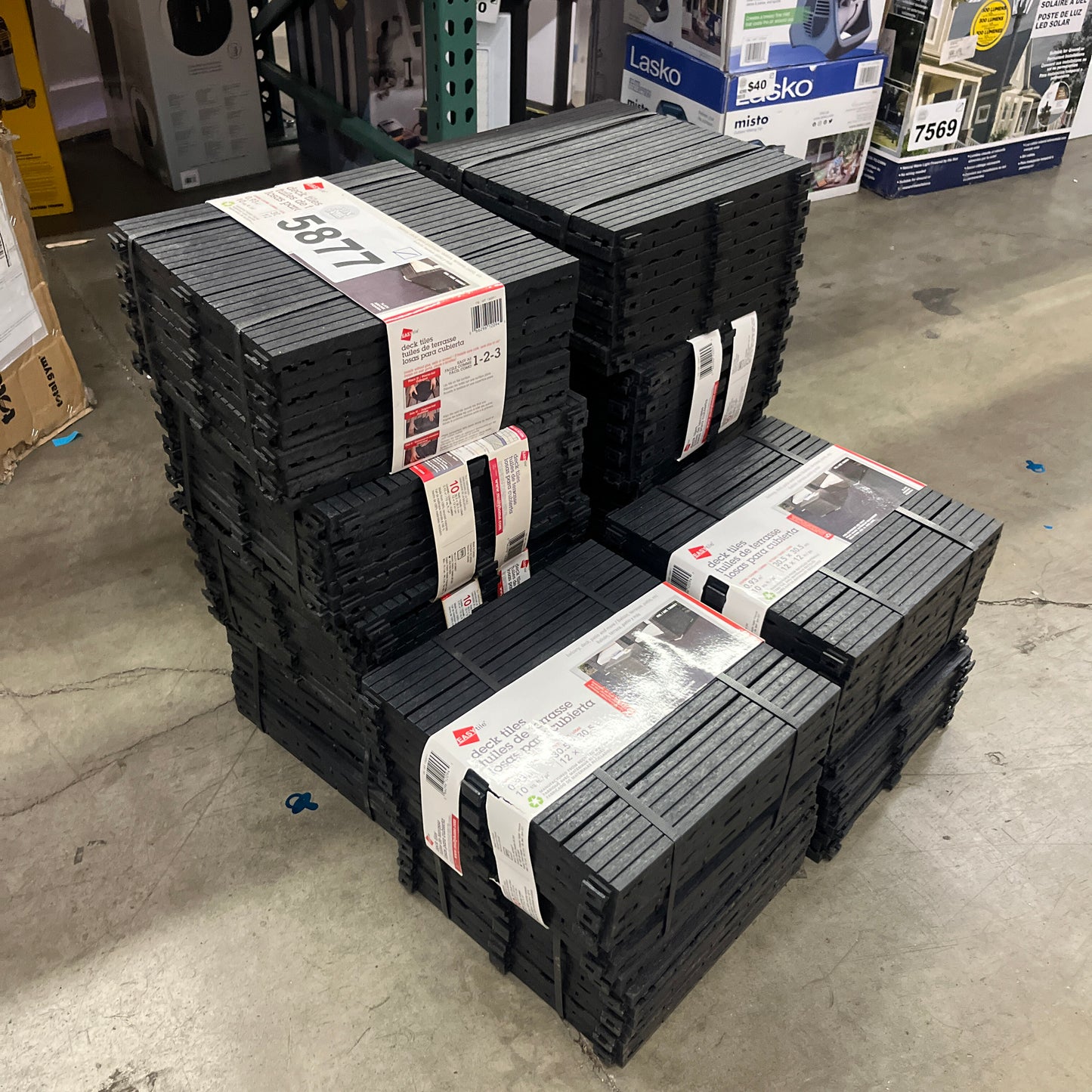 Cosmo Deck Tiles - 120 Sq Ft - Retail $240