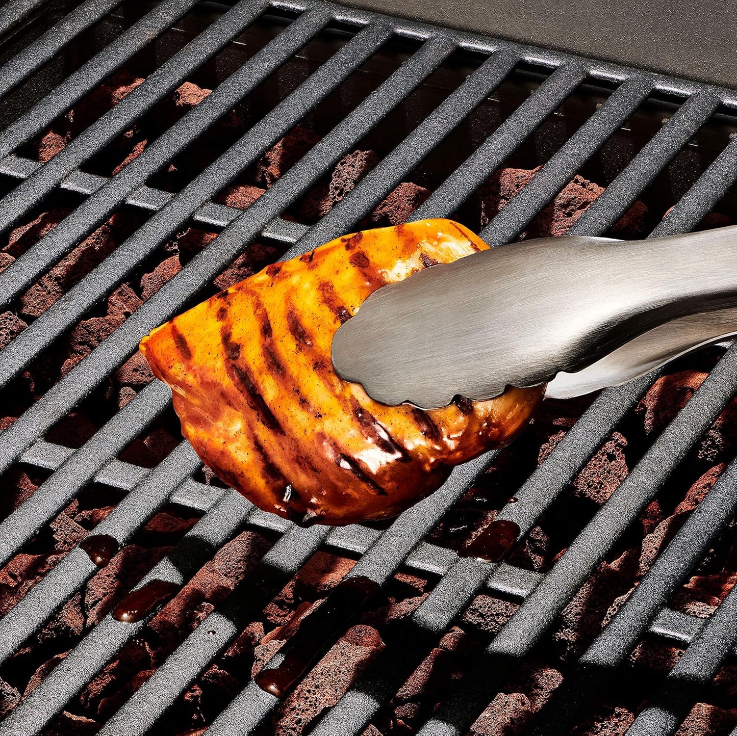 OXO Good Grips Grilling Tools, Tongs and Turner Set, Black