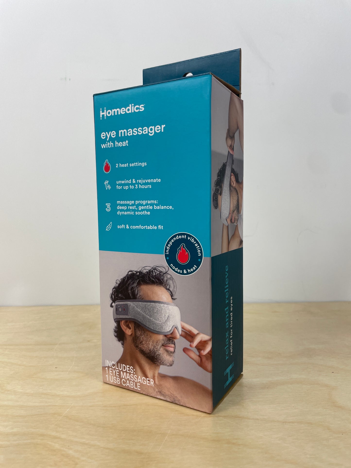 Homedics Eye Massager with Heat - Retail $50