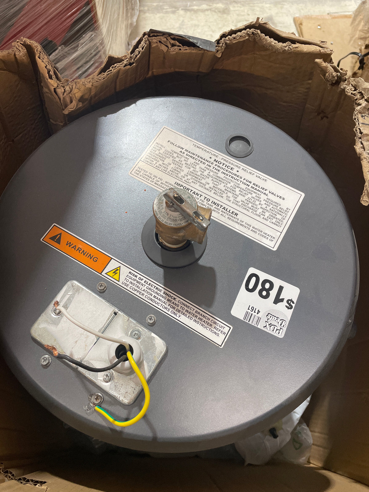 GE Appliances 10 Gallon Versatile Plug and Play Electric Water Heater with Adjustable Thermostat, Easily Installs Where You Want It, 120 Volt