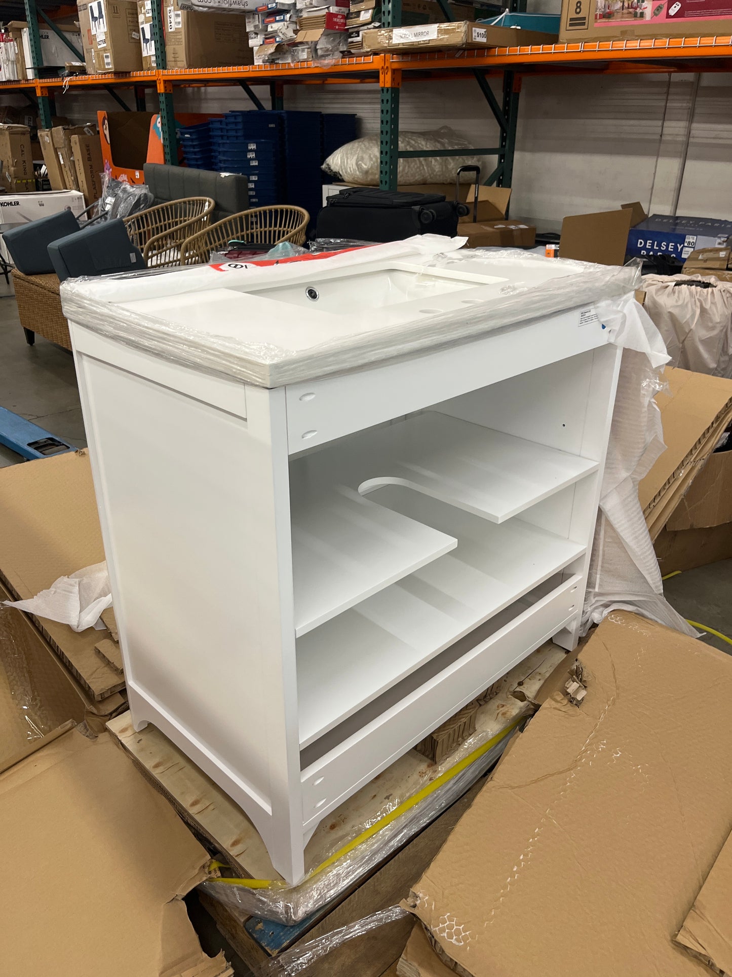 NEW - OVE Decors 36" Adrian Bath Vanity in Pure White