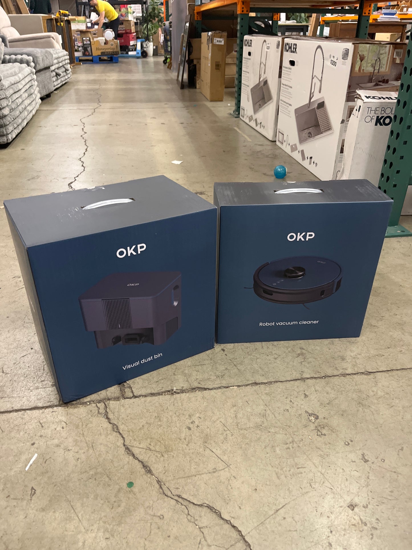 NEW - OKP L3 Robot Vacuum with Self-Empty Base, 90-Day Capacity, 200mins Runtime, Lidar Navigation, Home Mapping, Schedule, WiFi/App/Alexa, Robotic Vacuum Cleaner for Pet, Hard Floors, Carpet