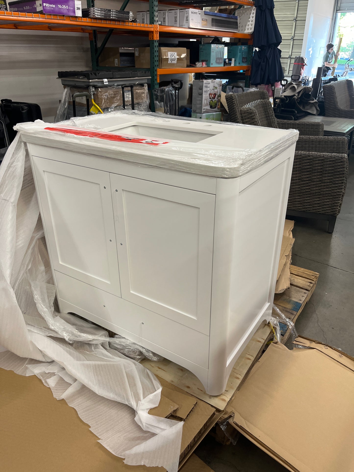 NEW - OVE Decors 36" Adrian Bath Vanity in Pure White