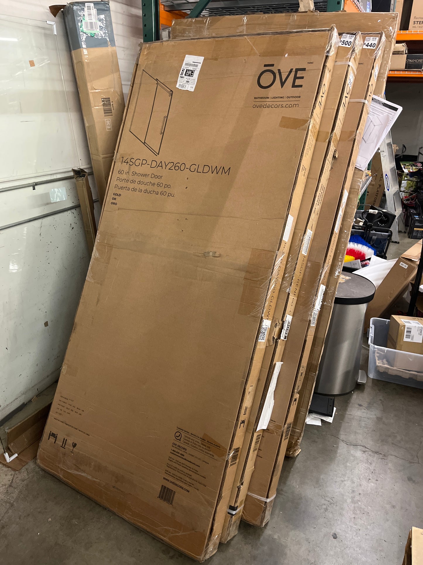 NEW - OVE Decors Dayton 60" Shower Door