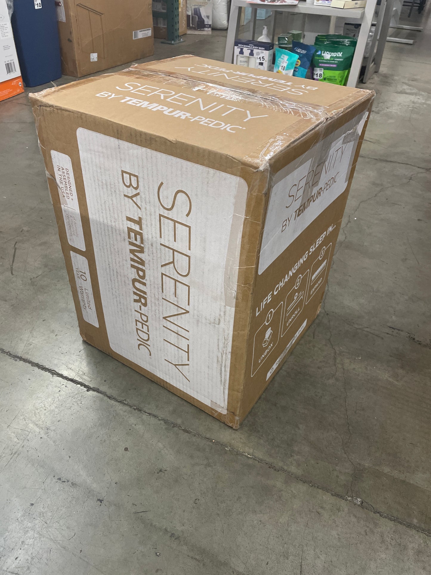 Serenity by Tempur-Pedic 3” Cooling Memory Foam Mattress Topper Twin XL