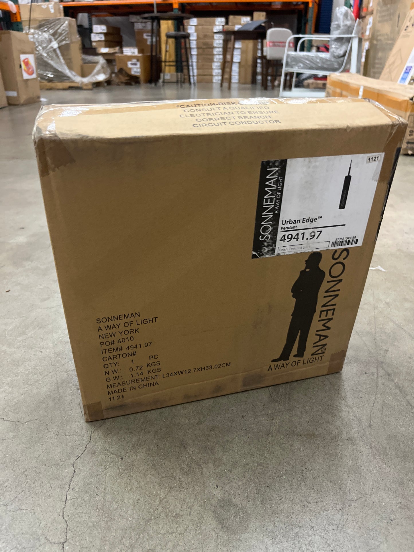 Sonneman Lighting Urban Edge Pendant Light