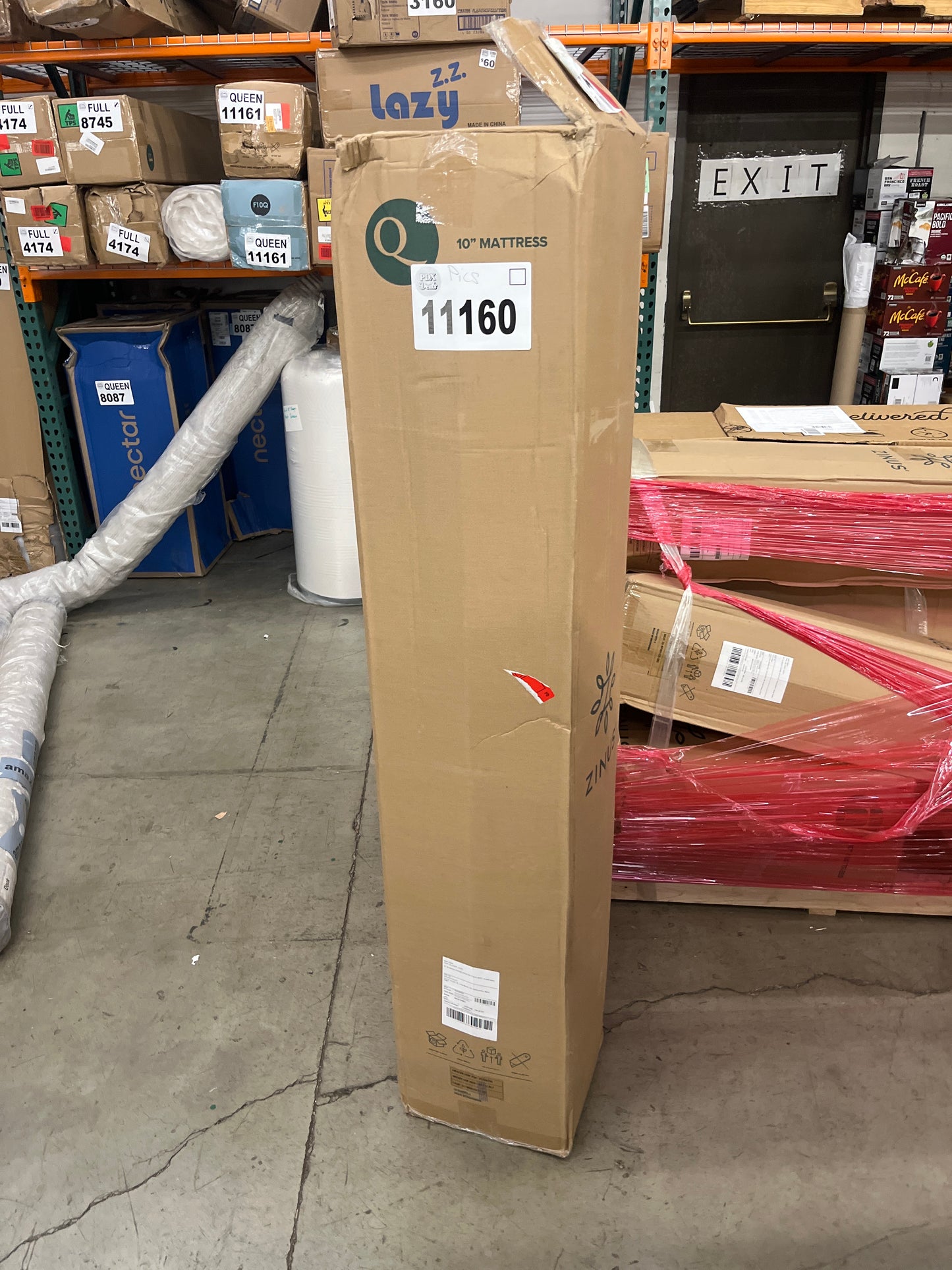 NEW - ZINUS 10 Inch QUEEN Cooling Comfort Hybrid Mattress [New Version], Fiberglass Free, Medium Firm Feel, Motion Isolation, Certified Safe Foams & Fabric, Mattress in A Box