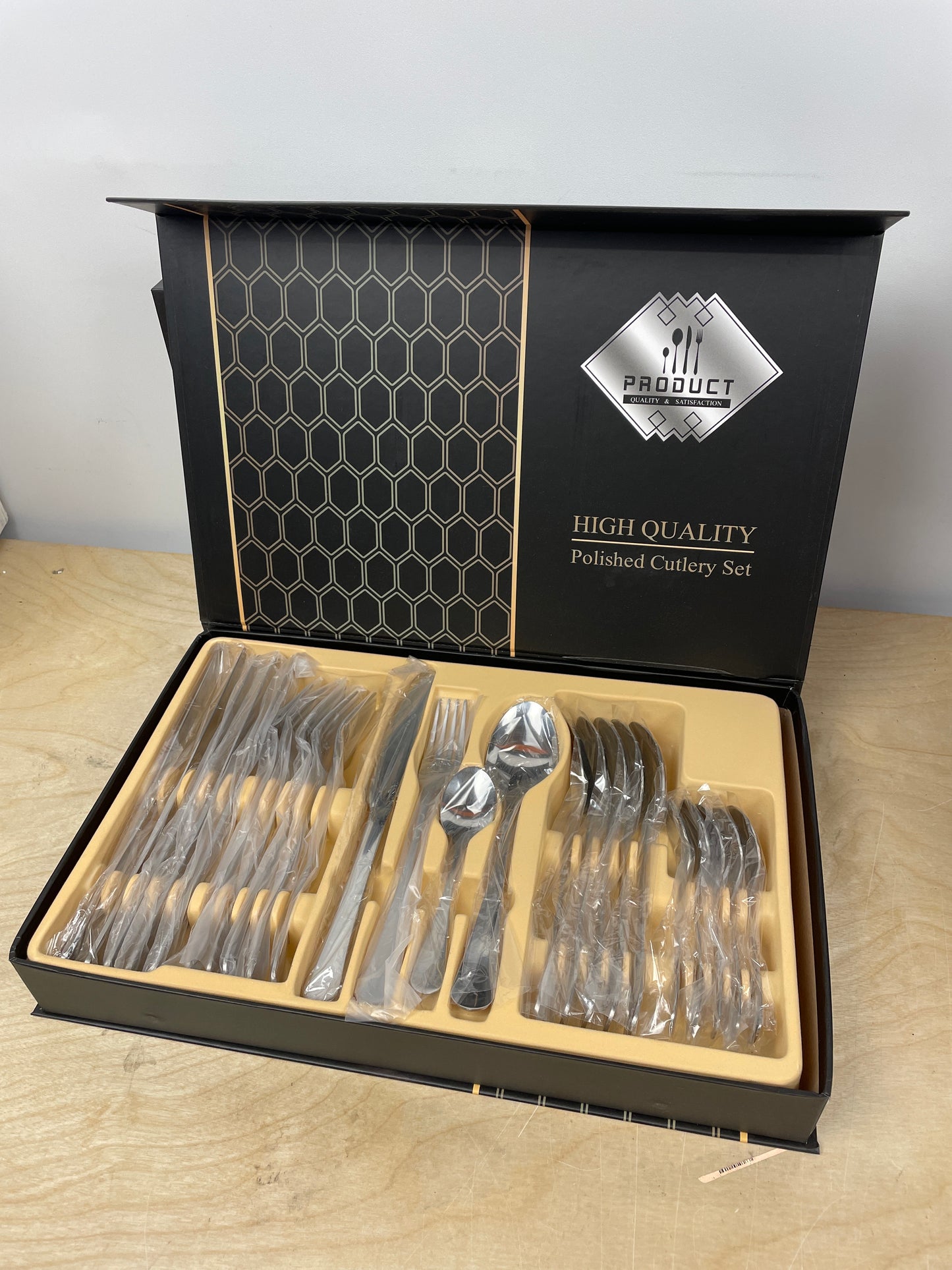24 Piece Cutlery Set - Stainless Steel