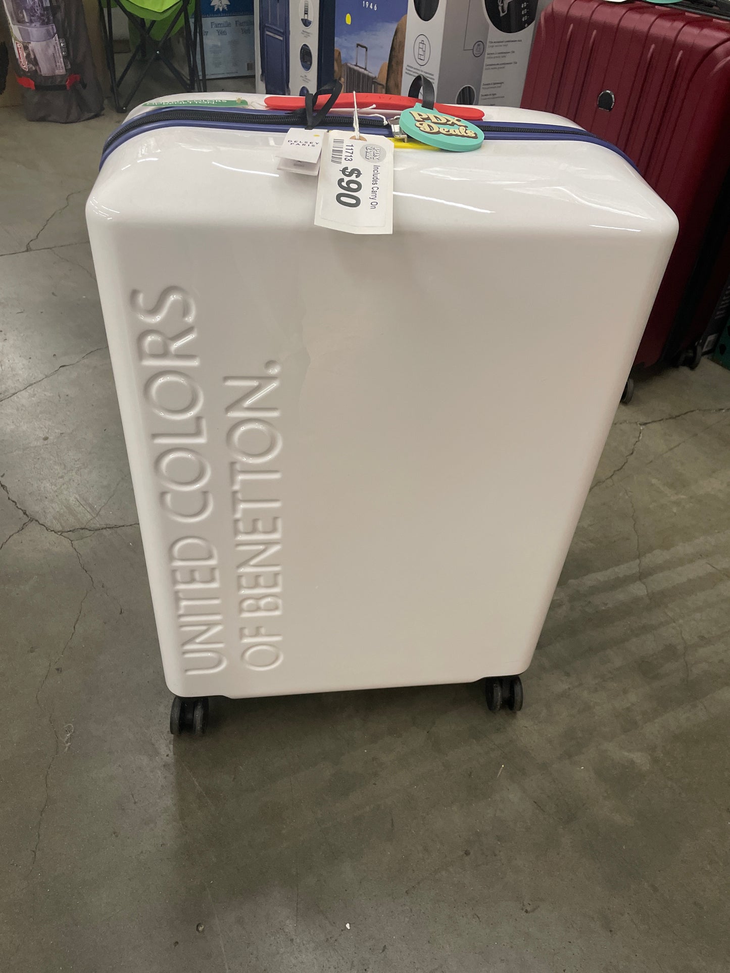 United Colors of Benetton X Delsey Paris United 3-piece Hardside Set