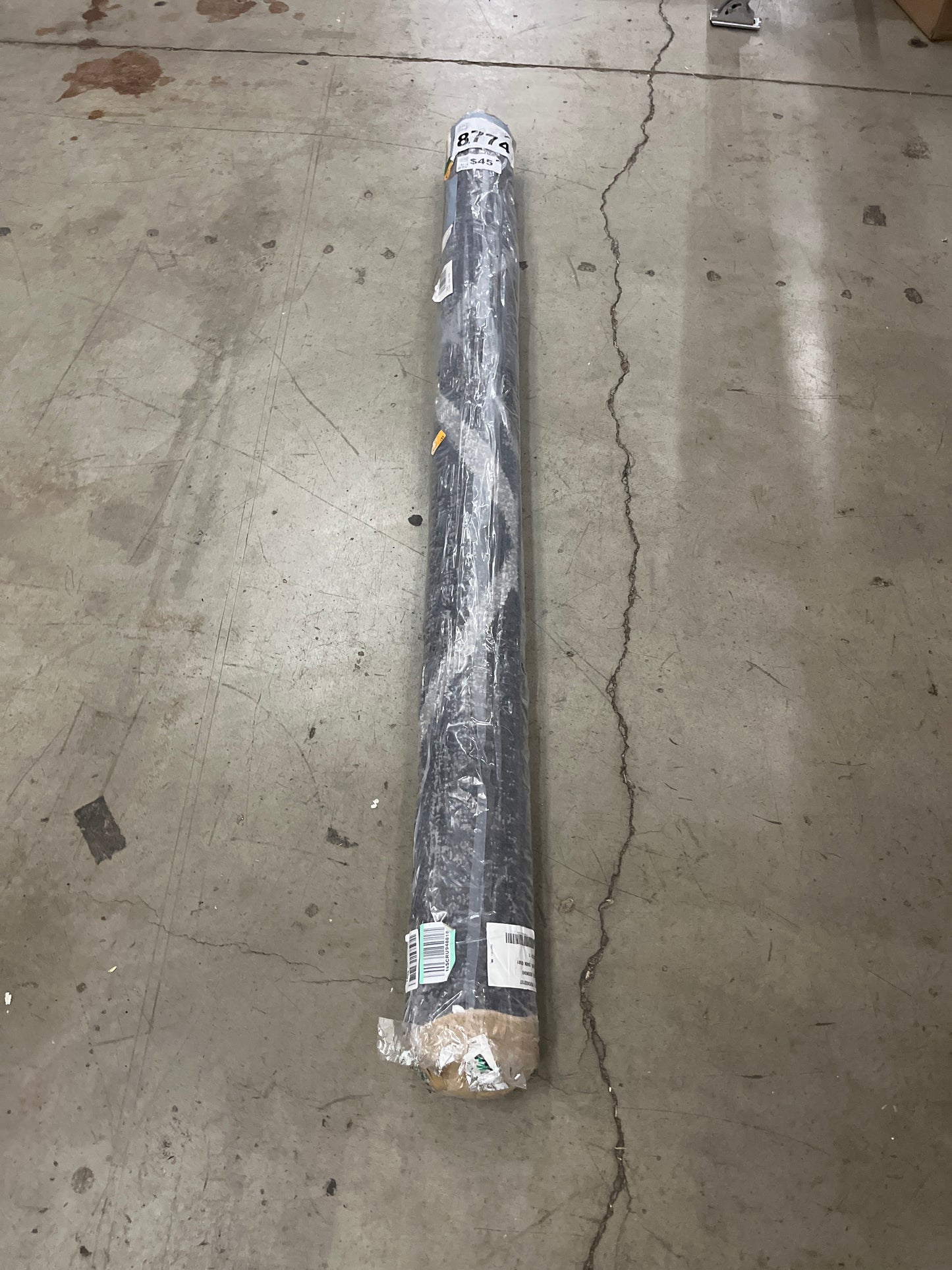 NEW - nuLOOM 7x9 Thigpen Contemporary Area Rug, Charcoal, Abstract Lines, Non-Slip Backing, Stain Resistant, For Bedroom, Dining Room, Living Room, Hallway, Office, Kitchen, Entryway - Retail $90