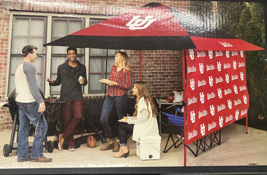NEW - Logo Brands Utah 12 ft x 12 ft Canopy with Side Panel