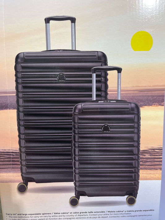 Delsey Paris Black Hardside Luggage Set