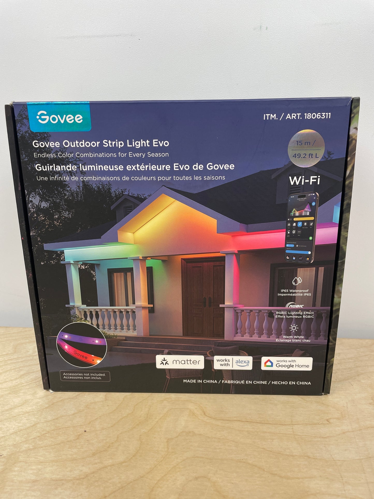 Govee Outdoor Strip Light Evo 49.2ft