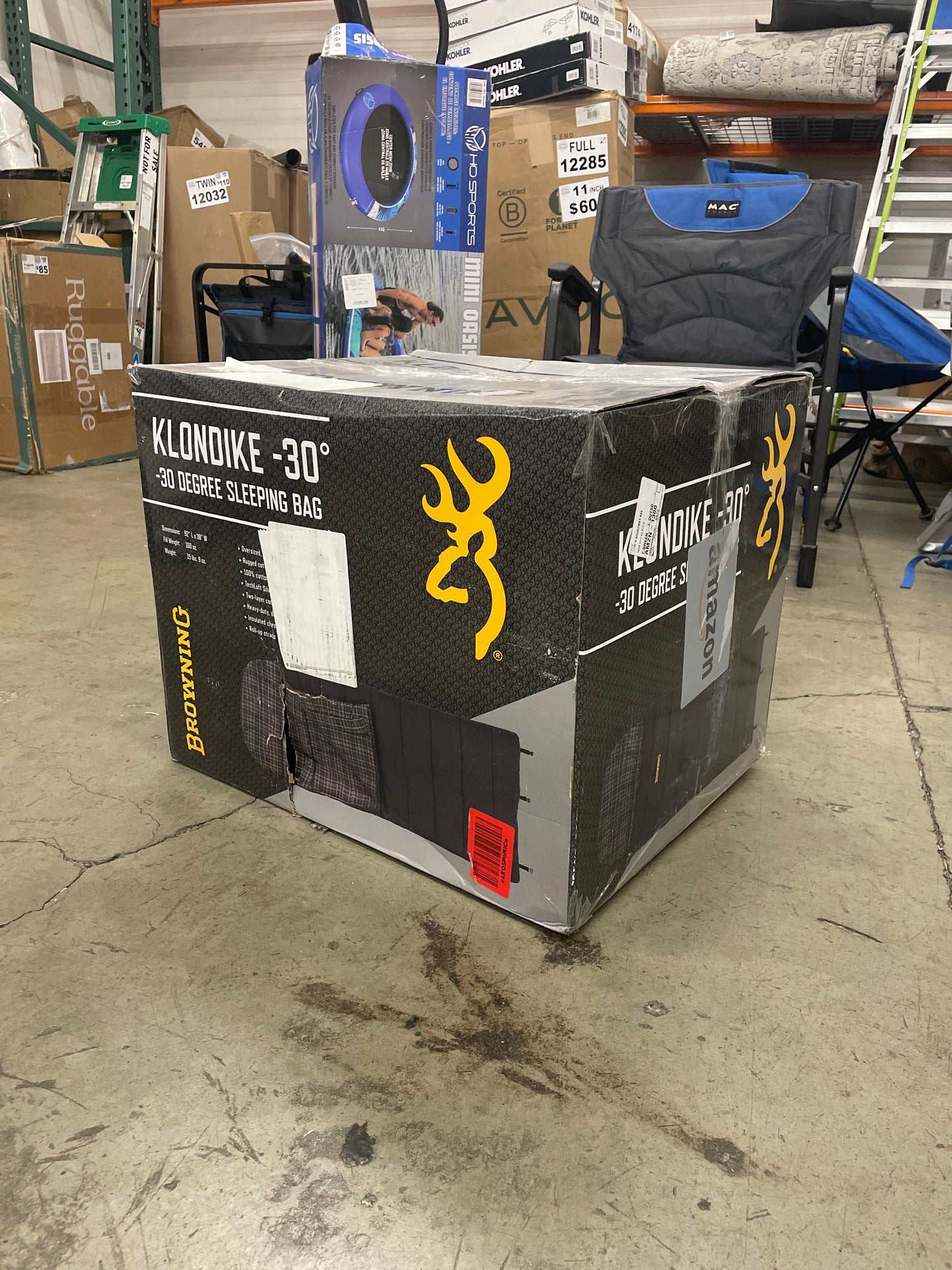 Browning Camping Klondike -30° Sleeping Bag - Retail $210