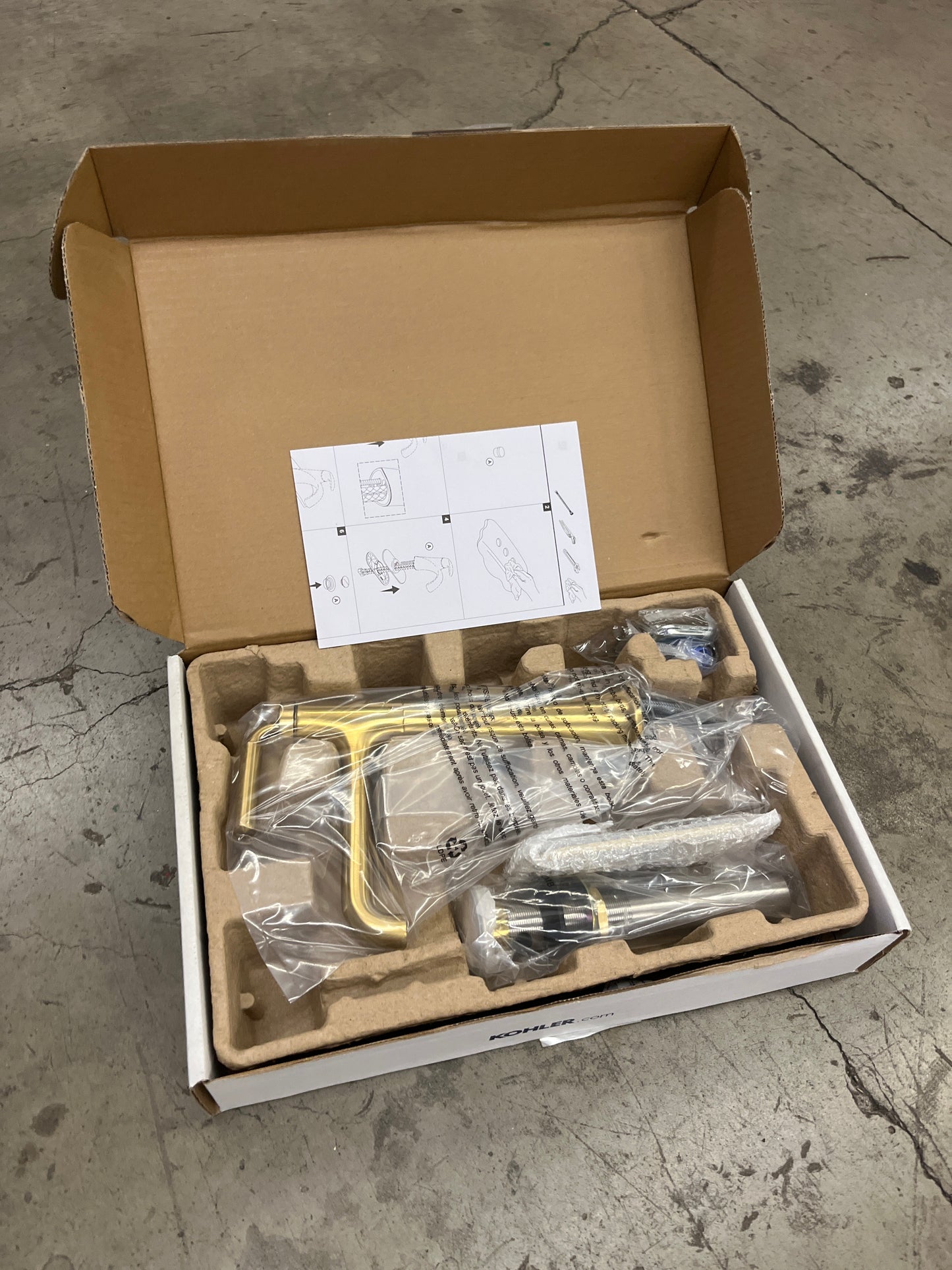 NEW - Kohler Tone 0.5 GPM Deck Mounted Bathroom Faucet