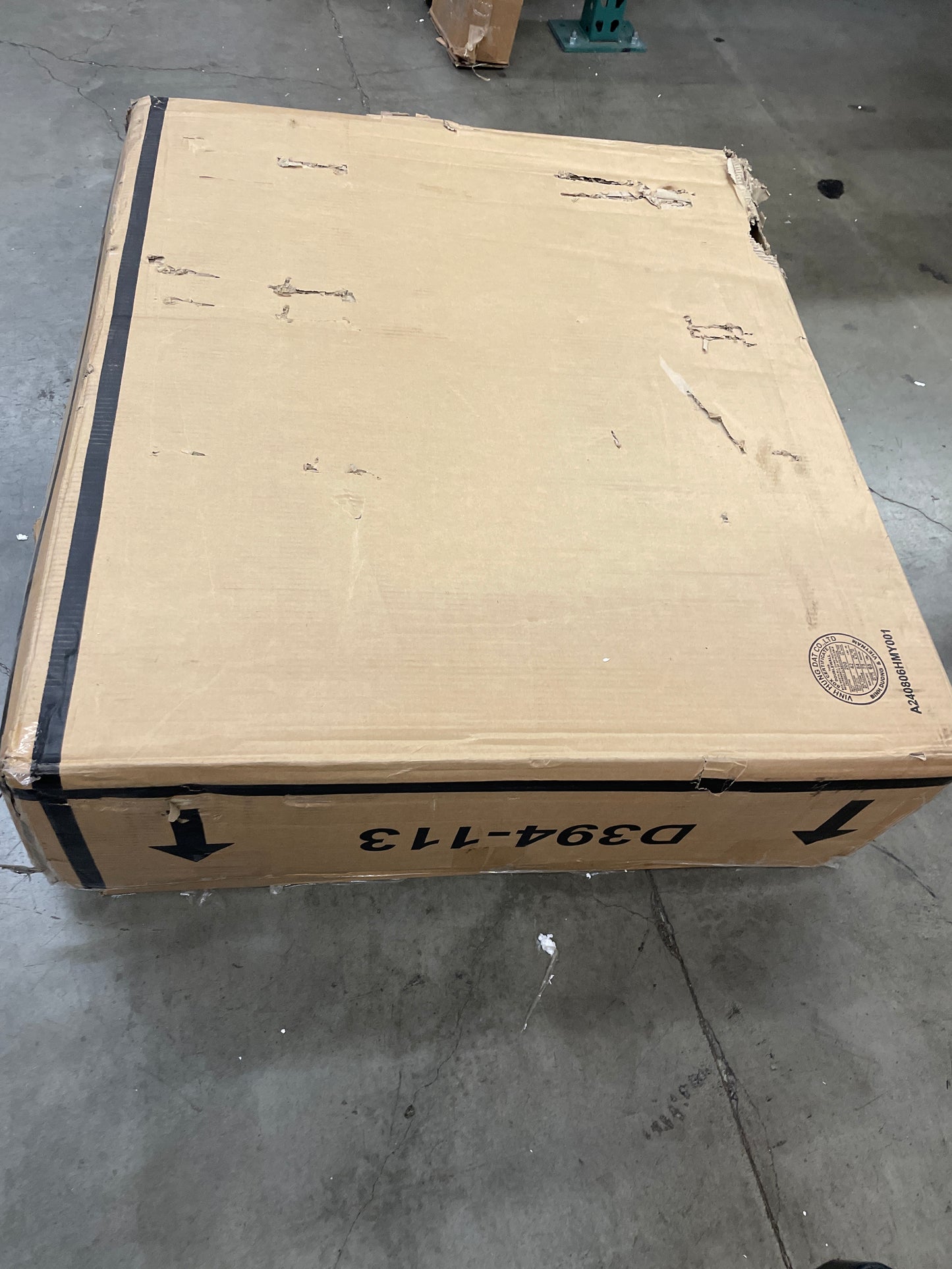 NEW - Signature Design by Ashley Skempton 3 Piece Counter Height Dining Set, Includes Table and 2 Barstools, Whitewash - Retail $349