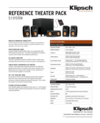 Klipsch Reference Theater Pack 5.1ch Surround Sound System