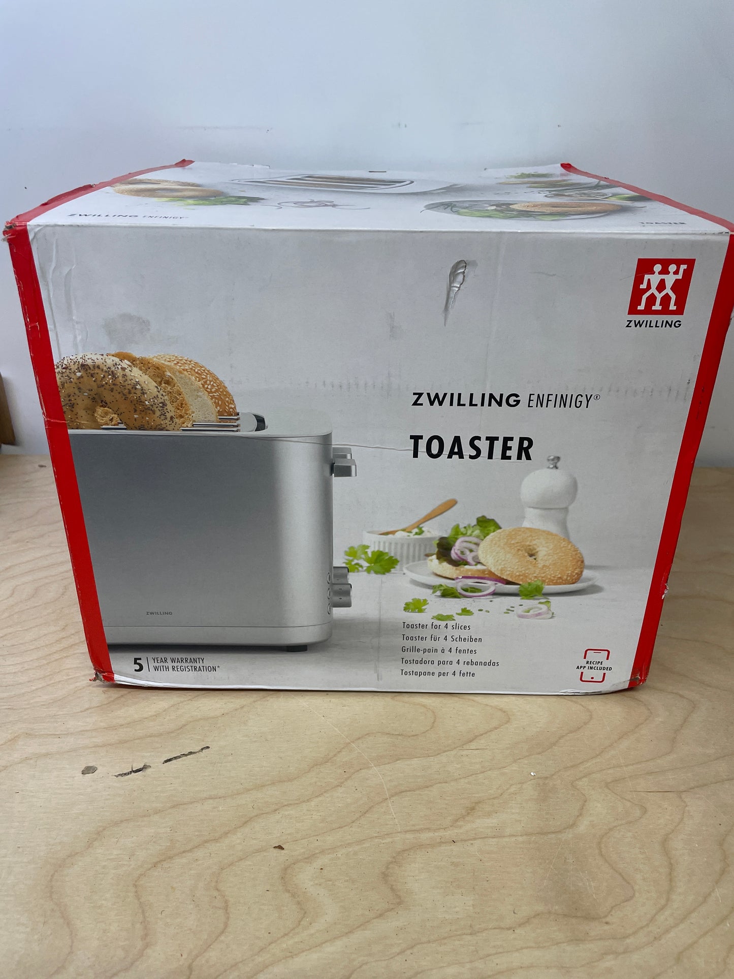Zwilling Enfinigy 4-slice Toaster