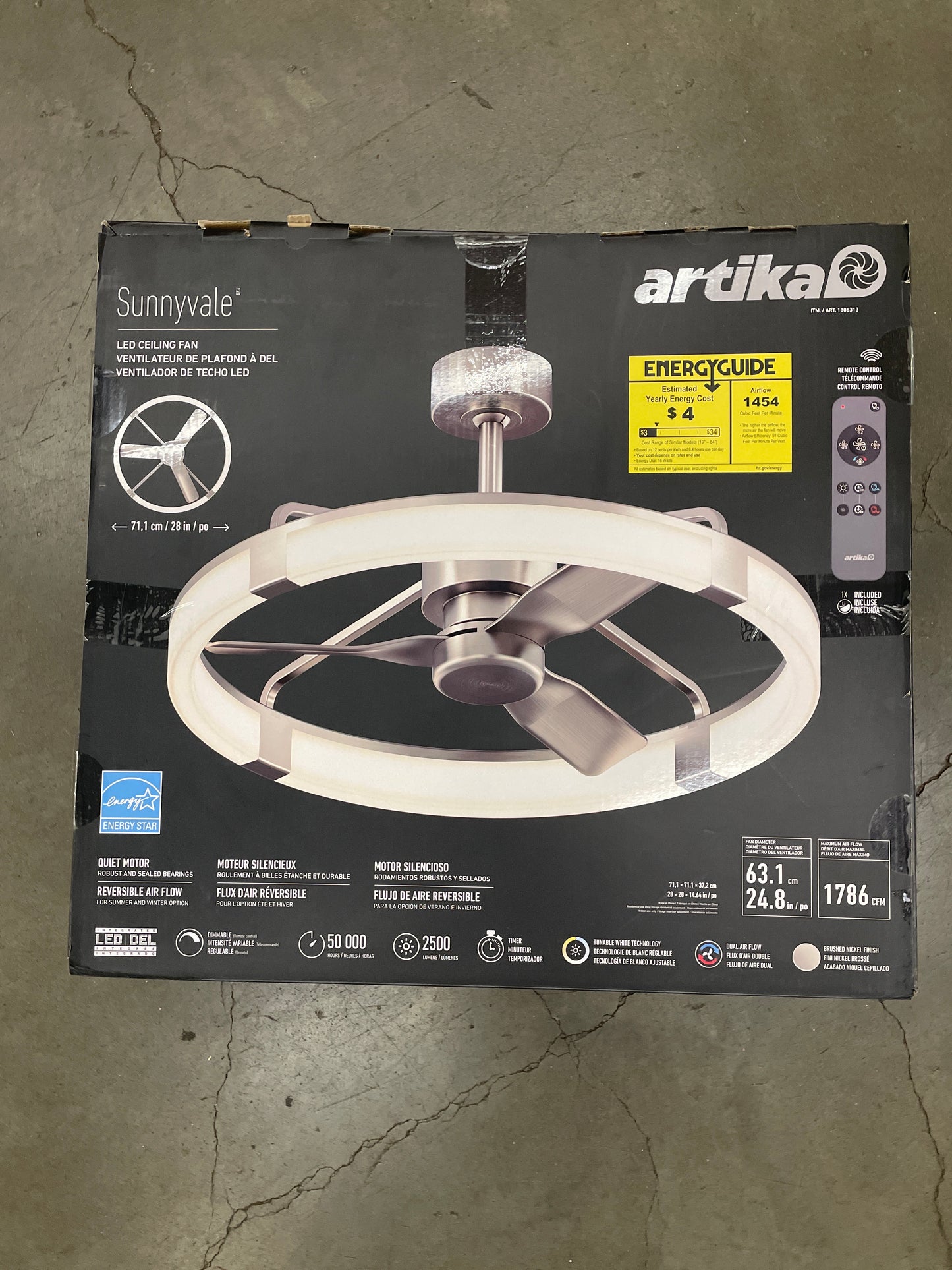 Artika Sunnyvale 28” Fandelier with Remote