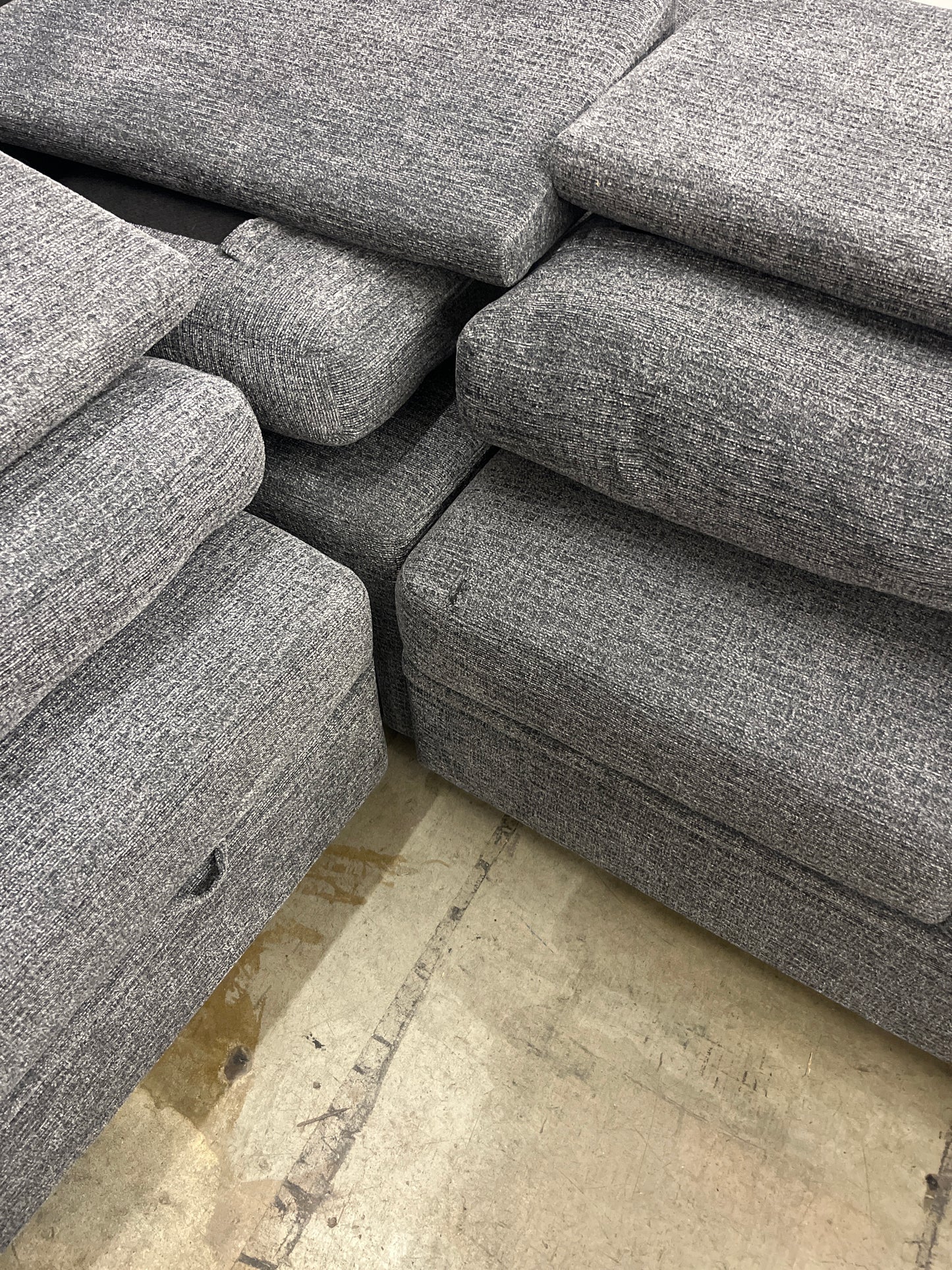 NEW w/ minor dmg - Coddle Aria Sleeper Sectional with Reversible Chaise and Storage - Retail $1800