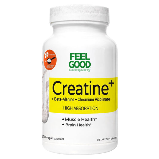 NEW - FEELGOOD Company Creatine+ 120 Vegan Capsules [55]