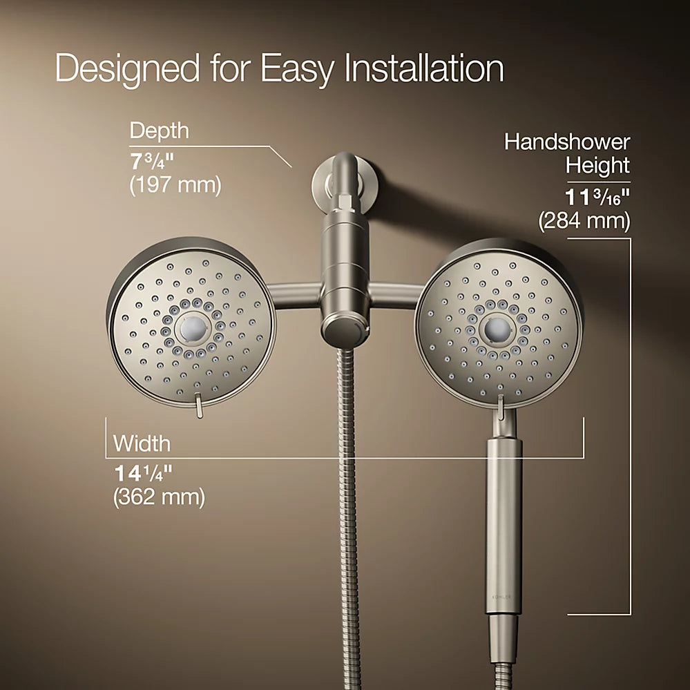 Kohler Purist 2-in-1 multifunction 2.5 gpm Shower Head