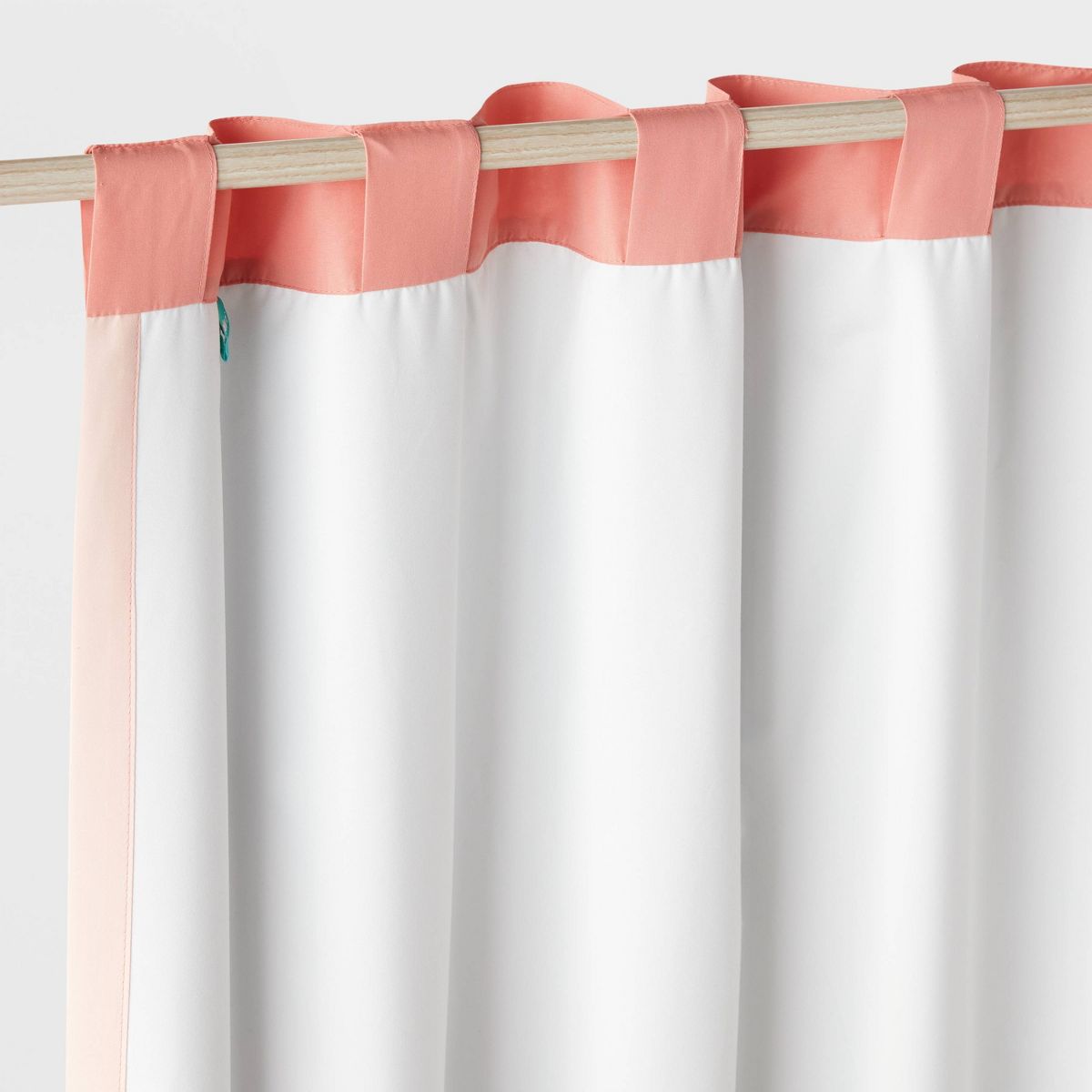 42"W x 84"L Tonal Window Kids' Blackout Window Curtain Panel Pink - Pillowfort™