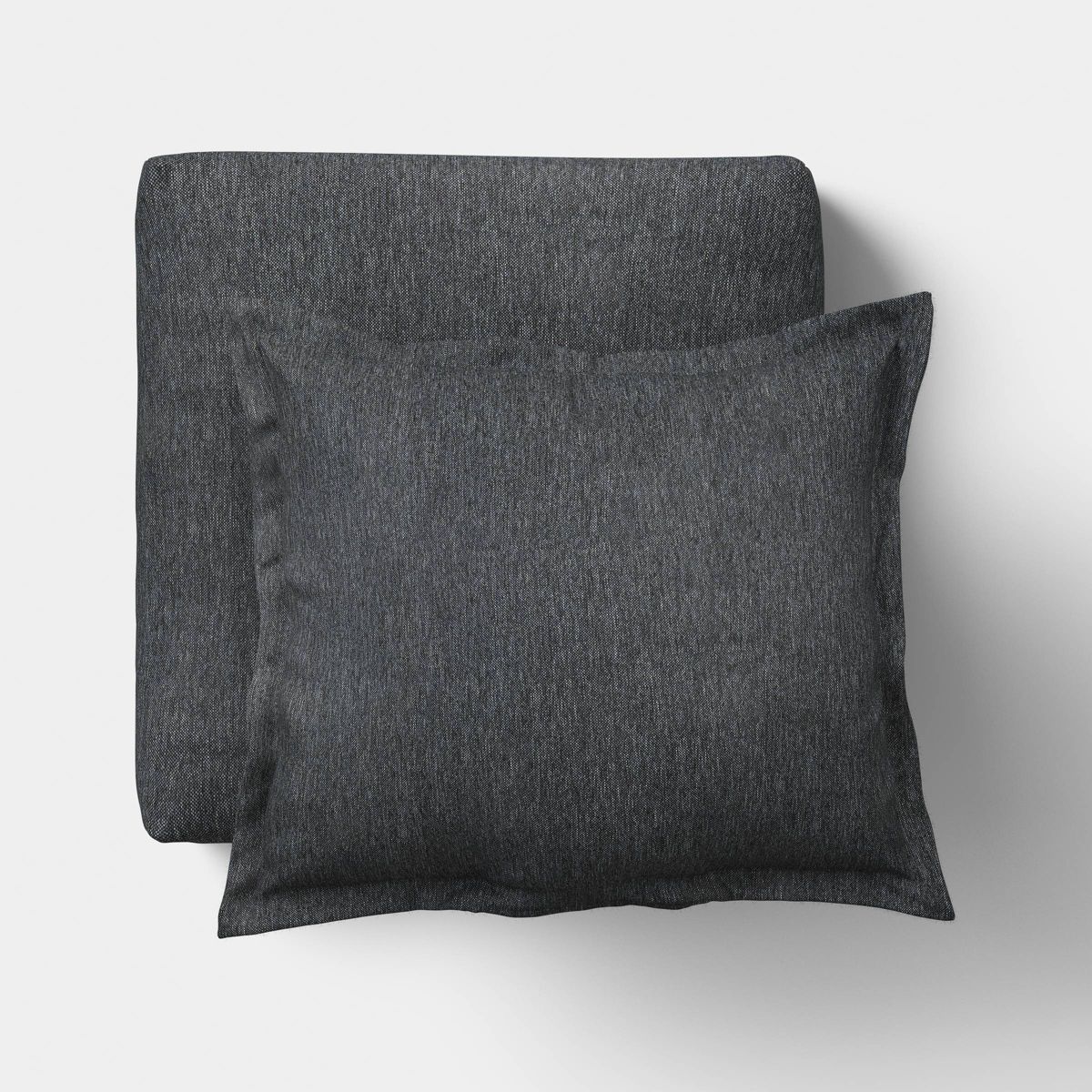 2pc Solid Deep Seat Outdoor Cushion Sets Gray - Threshold™