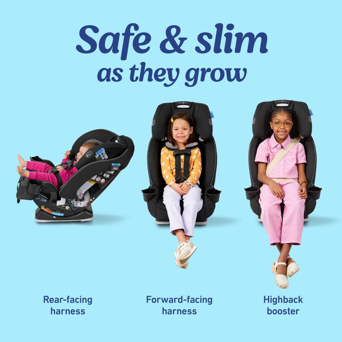 Graco SlimFit 3-in-1 Convertible Car Seat - Jarret