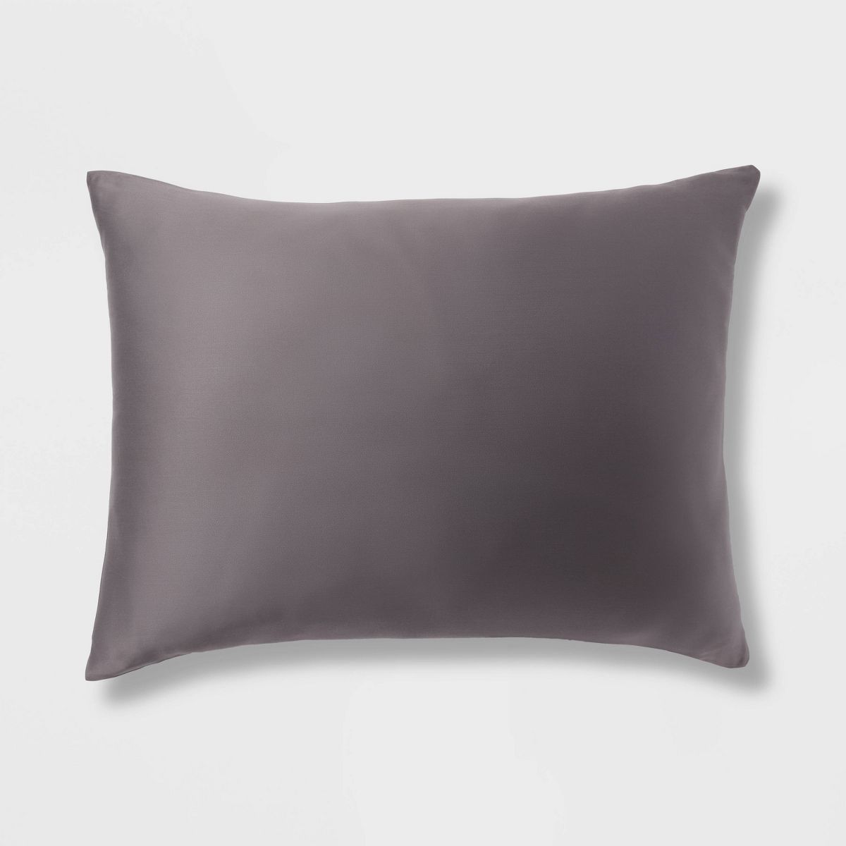 Full/Queen TENCEL™ Duvet Cover and Sham Set Dark Gray - Threshold™: Cooling Lyocell, OEKO-TEX Certified, Zip Closure