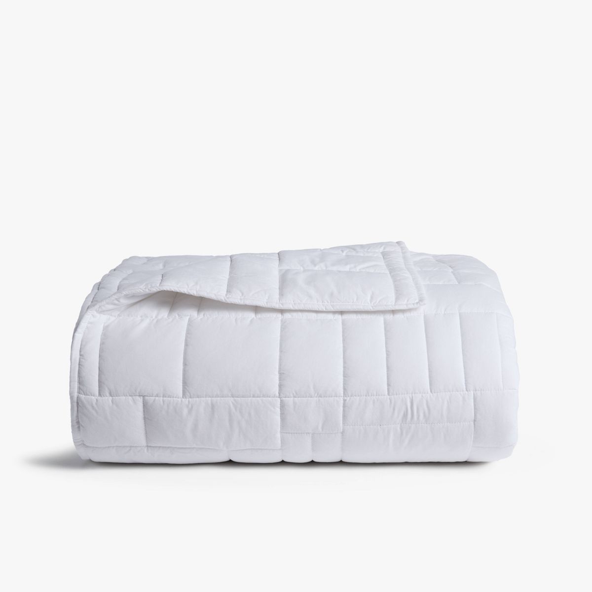 Full/Queen Cozy Block Quilt White - Parachute for Target