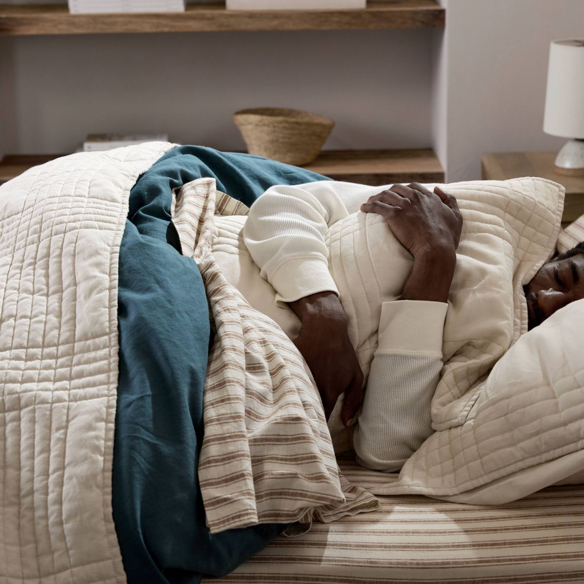 Full/Queen Relaxed Linen Quilt Parchment - Parachute for Target