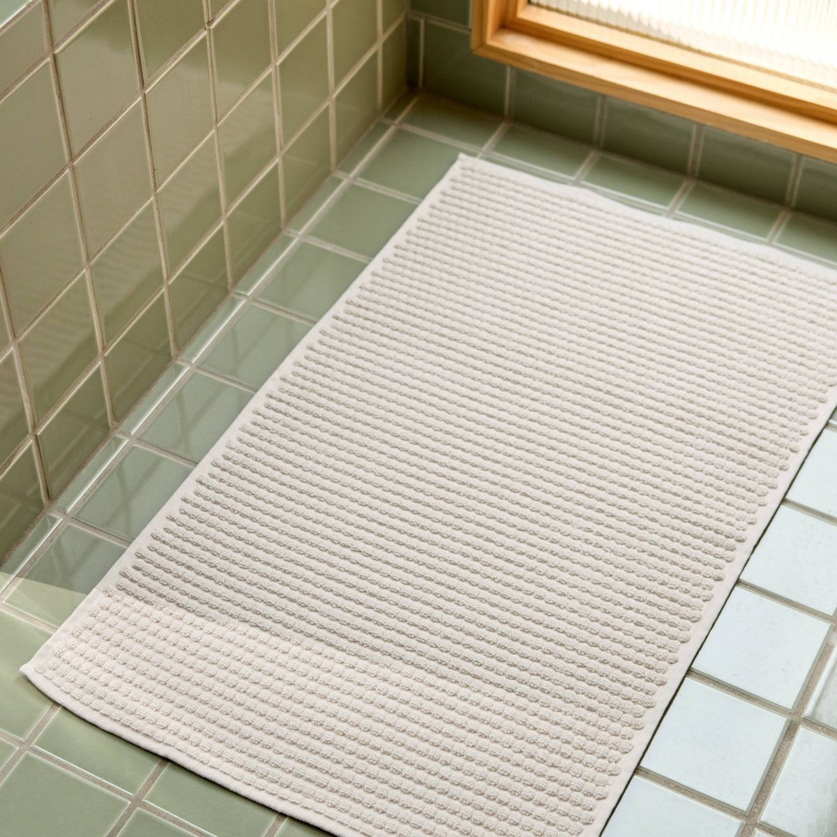 Terry Dot Tub Mat Parchment - Parachute for Target