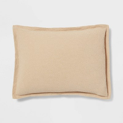 Washed Waffle Weave Comforter and Sham Set - Threshold: OEKO-TEX