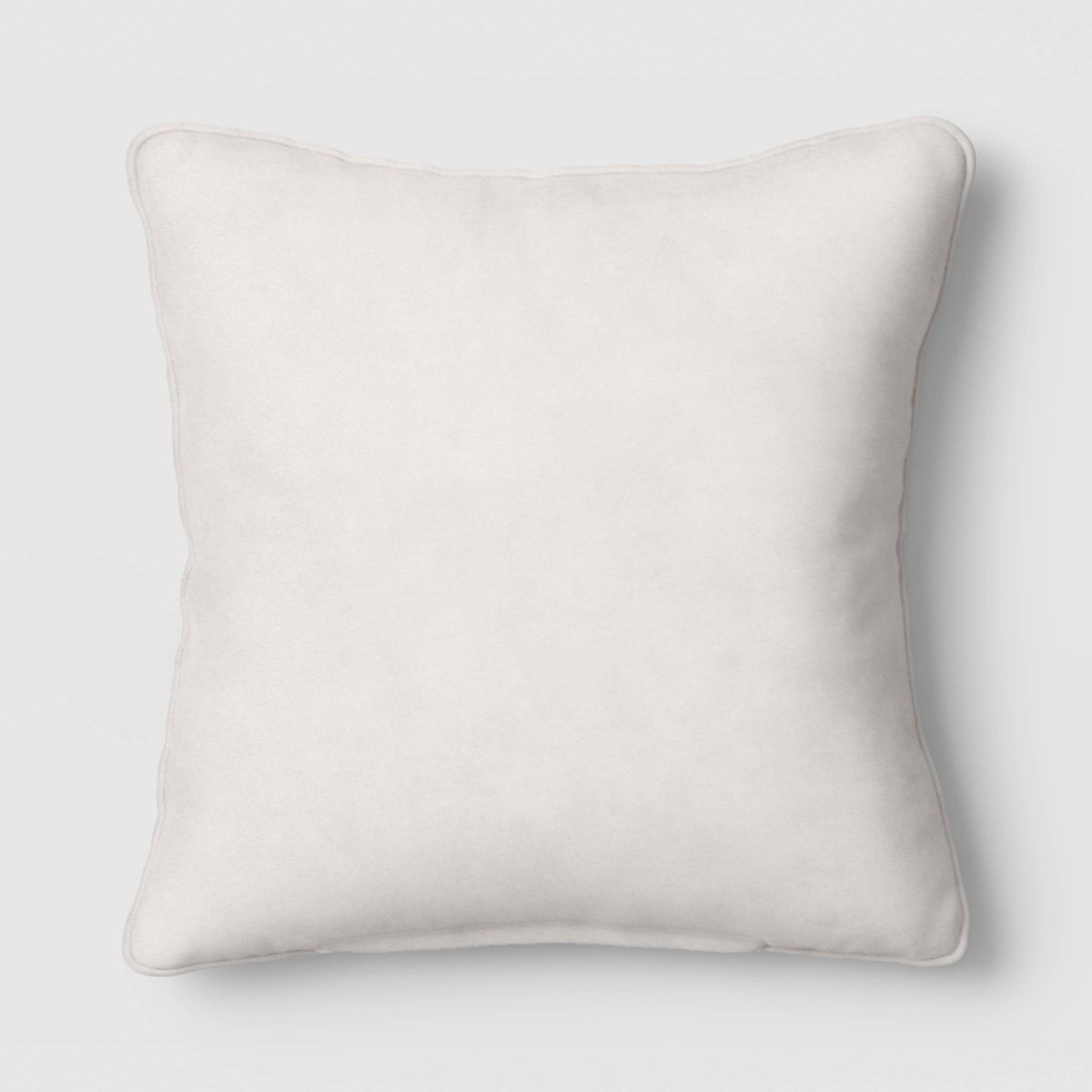 18"x18" Reversible Velvet Pillow Ivory/Khaki - Threshold™