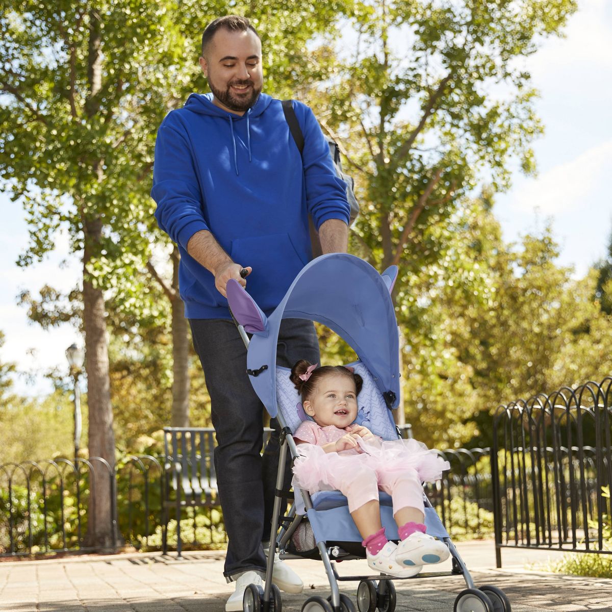 Disney 3D Character Umbrella Stroller - Stitch