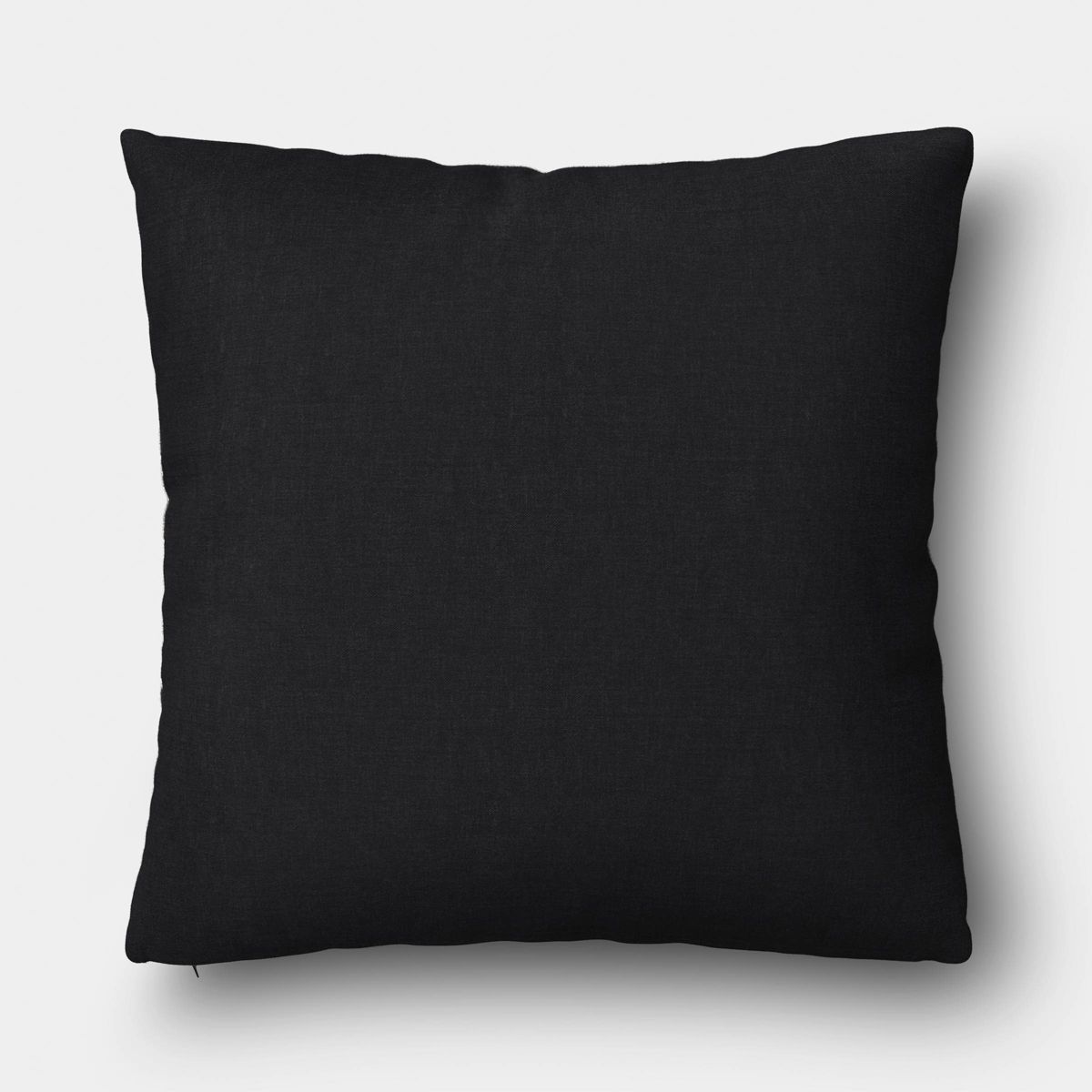 Oversized Square Woven Checkered Stripe Pillow Black/Neutral - Threshold™