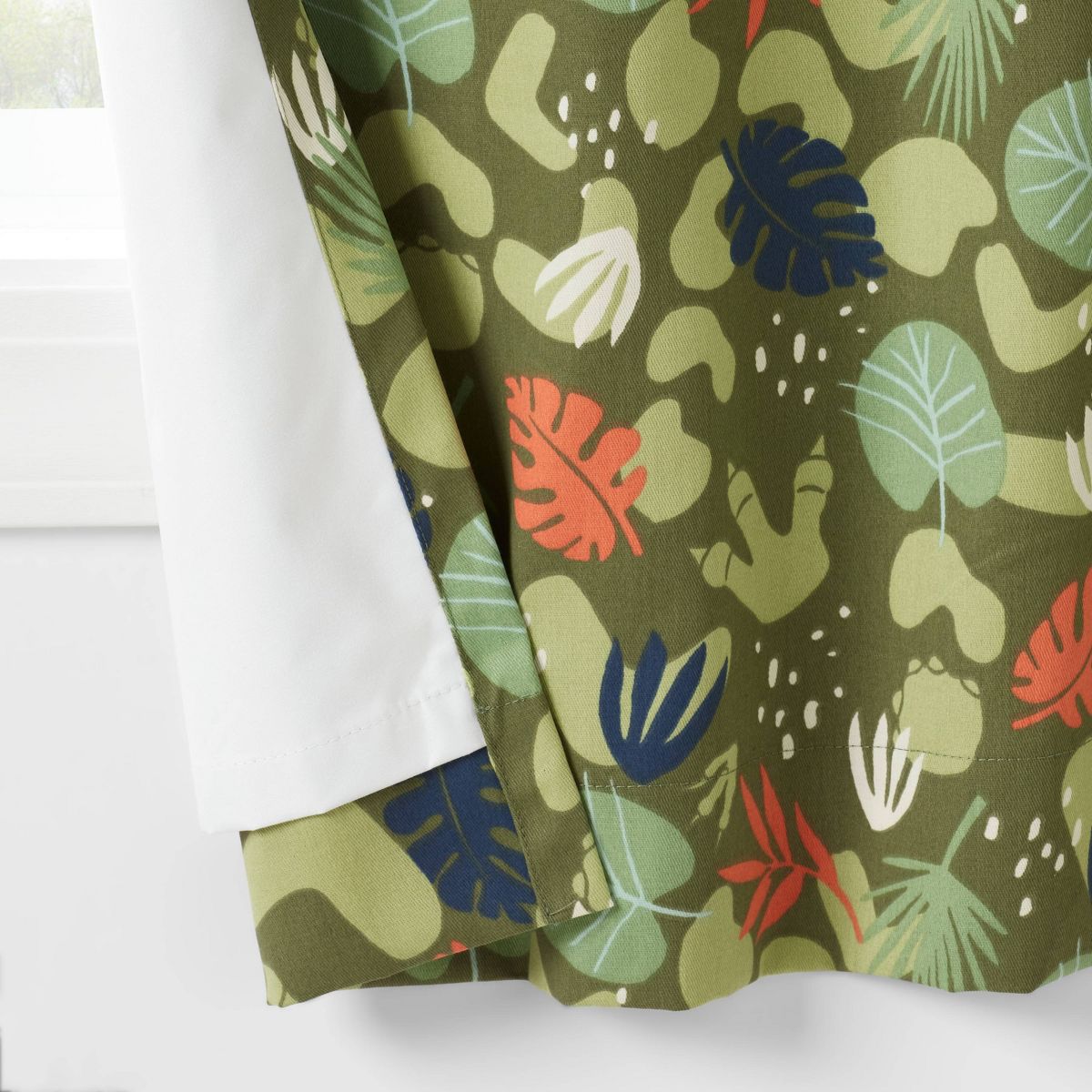 42"W x 84"L Dinosaur Kids' Blackout Window Curtain Panel - Pillowfort™