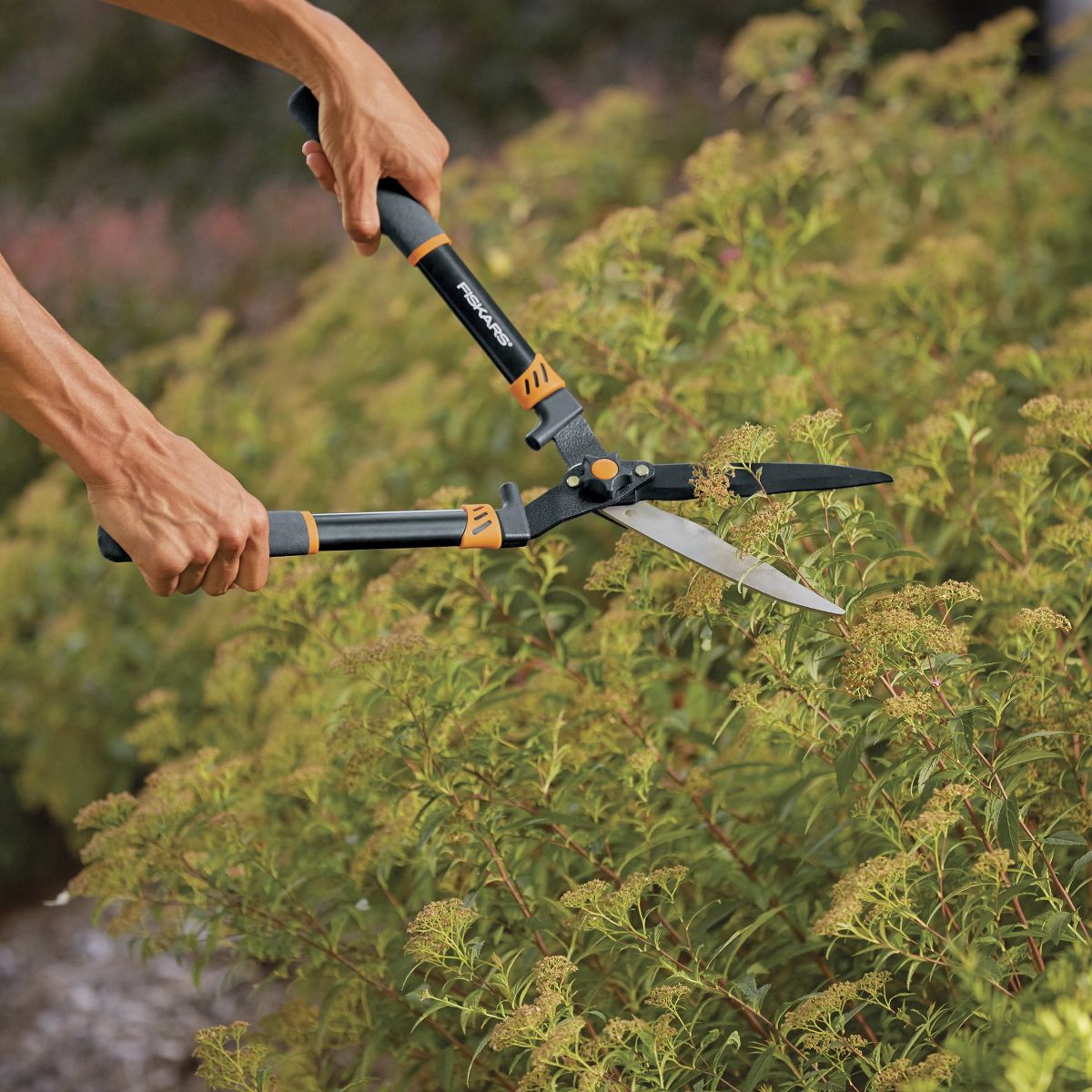 Fiskars 3pc Tree & Shrub Care Set: Rust-Resistant Steel, Lifetime Limited Warranty