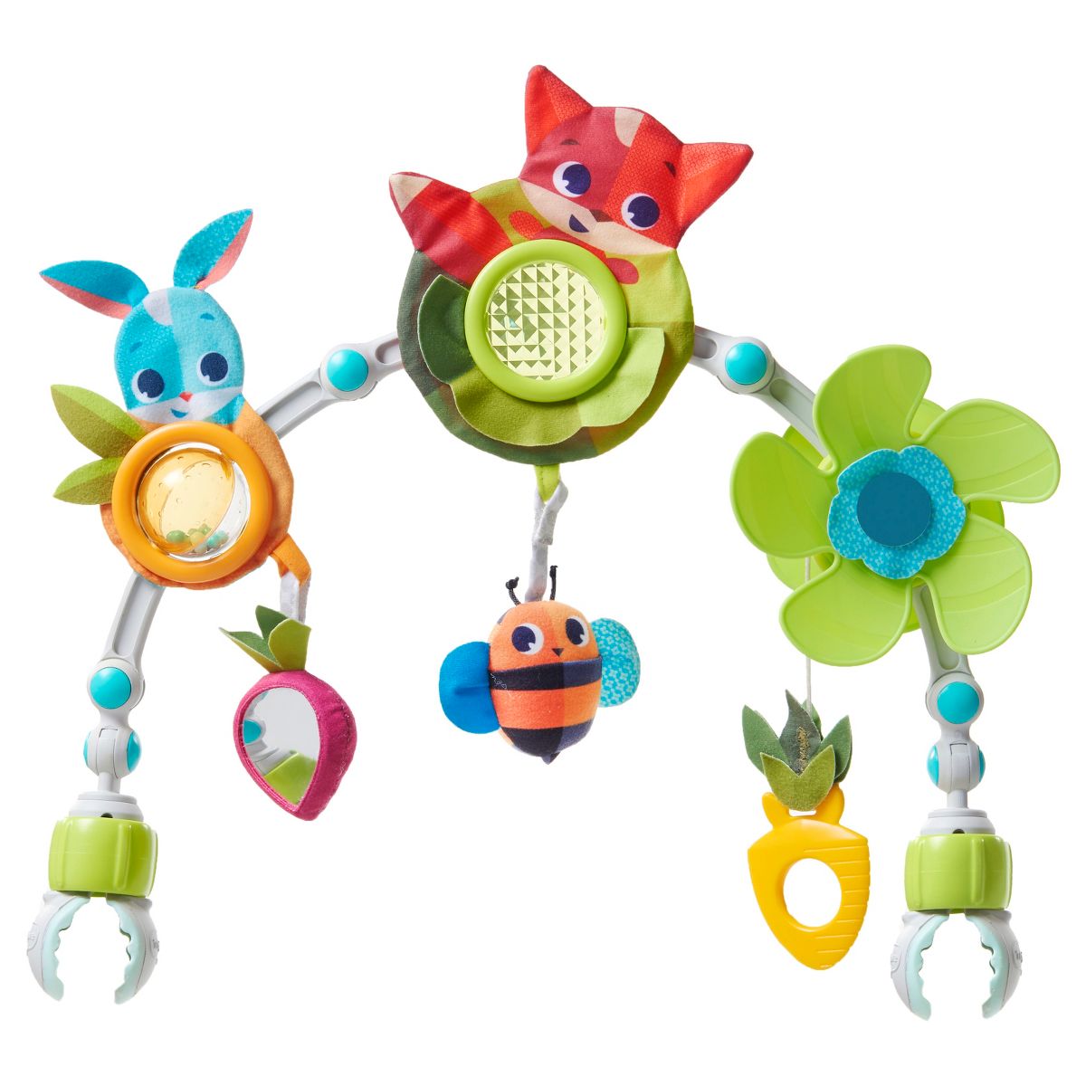 Tiny Love Meadow Days Sunny Stroll Arch Toy for Infants: Stimulating Plastic Crib Accessory with 3 Pieces